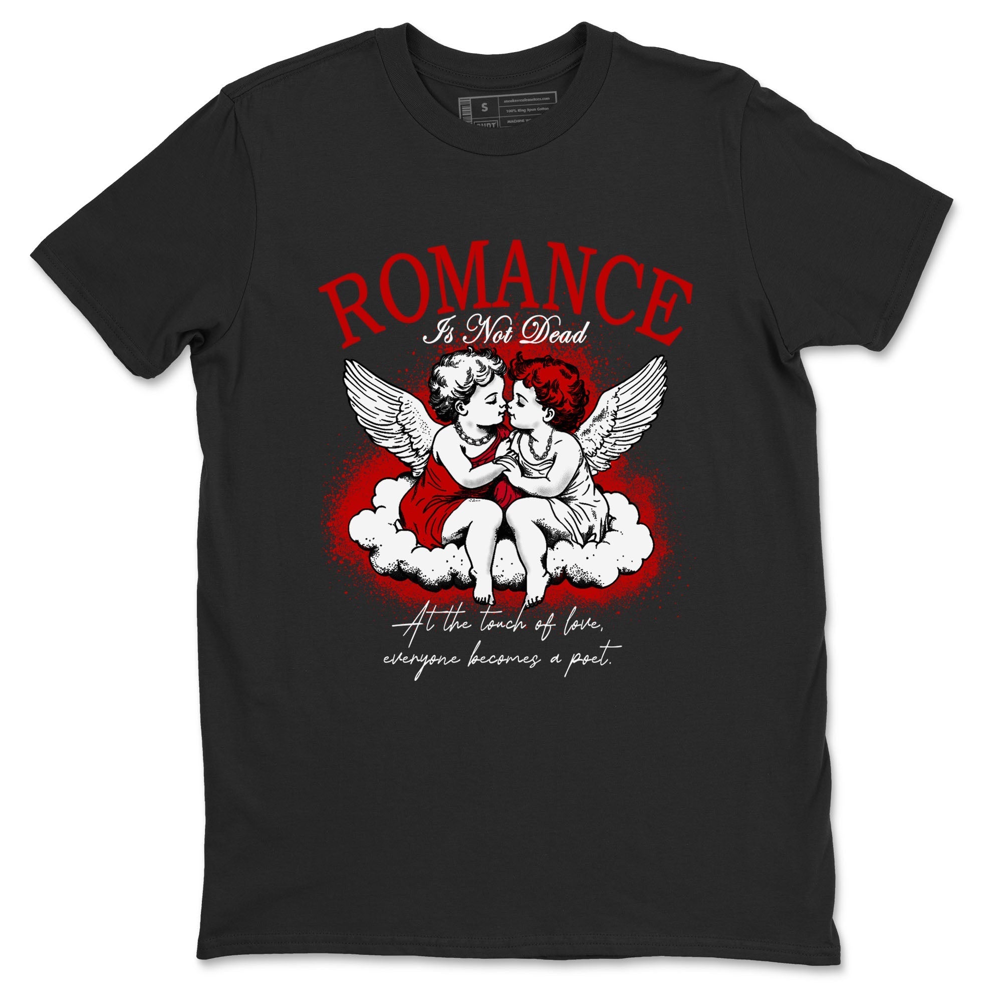 Romance Is Not Dead snkmatch Tees - Air Jordan 1 Black Toe Reimagined