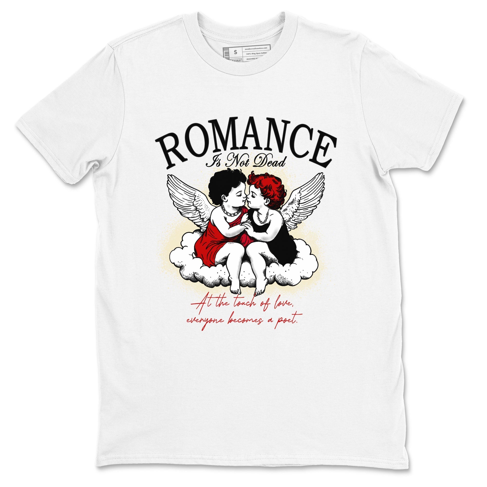 Romance Is Not Dead snkmatch Tees - Air Jordan 1 Black Toe Reimagined