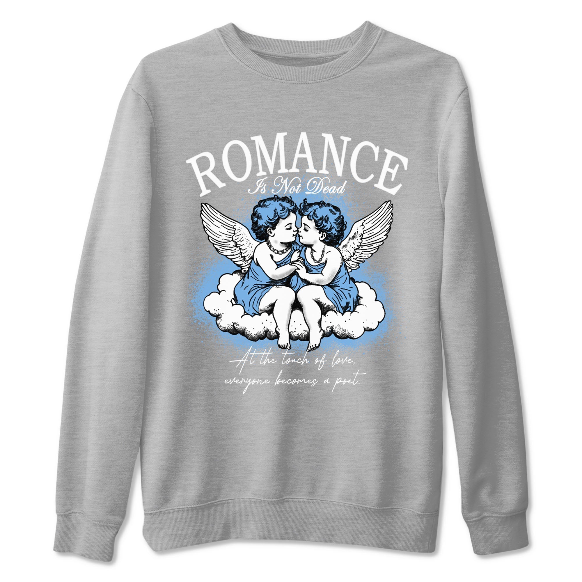 Romance Is Not Dead snkmatch Tees - Air Jordan 11 Legend Blue