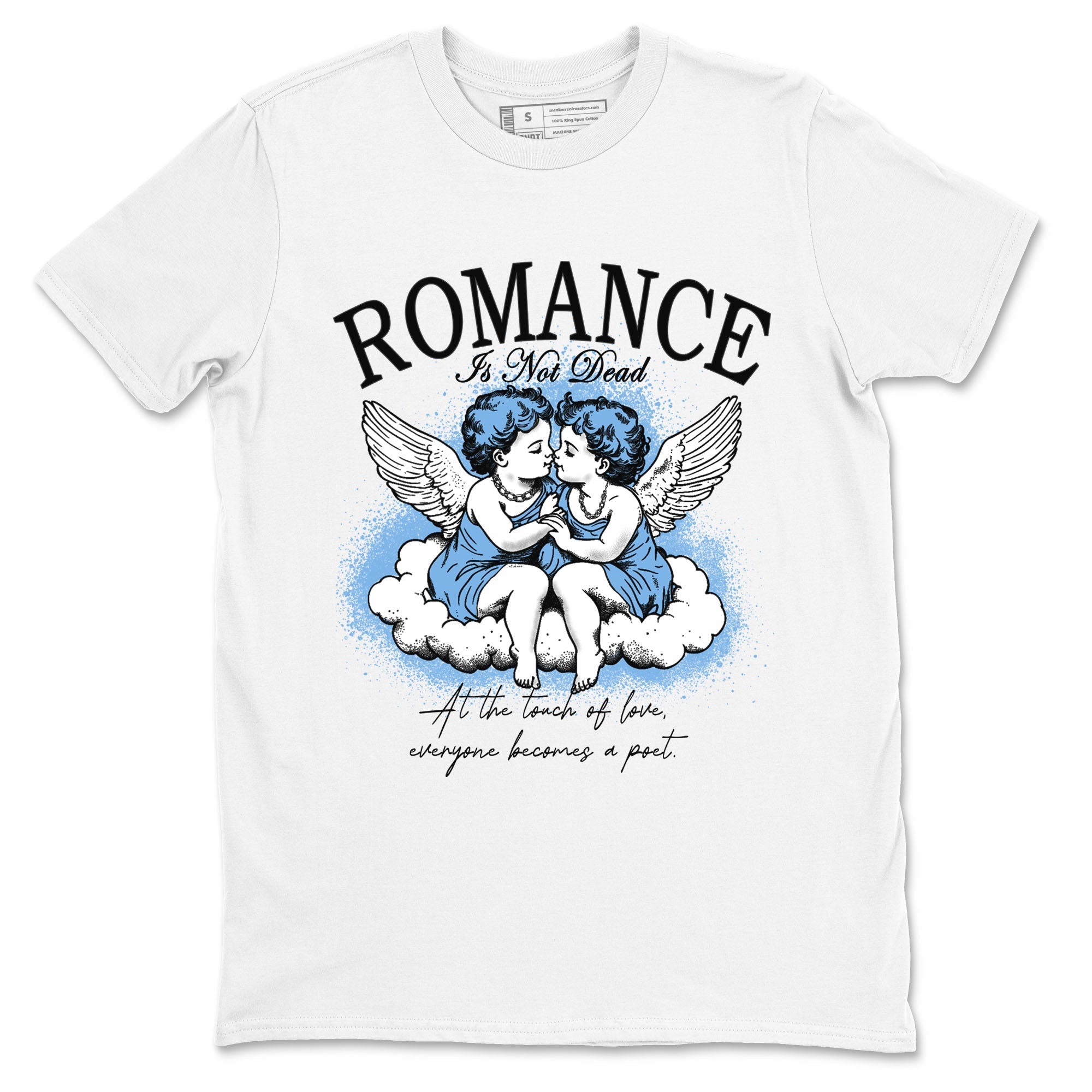 Romance Is Not Dead snkmatch Tees - Air Jordan 11 Legend Blue