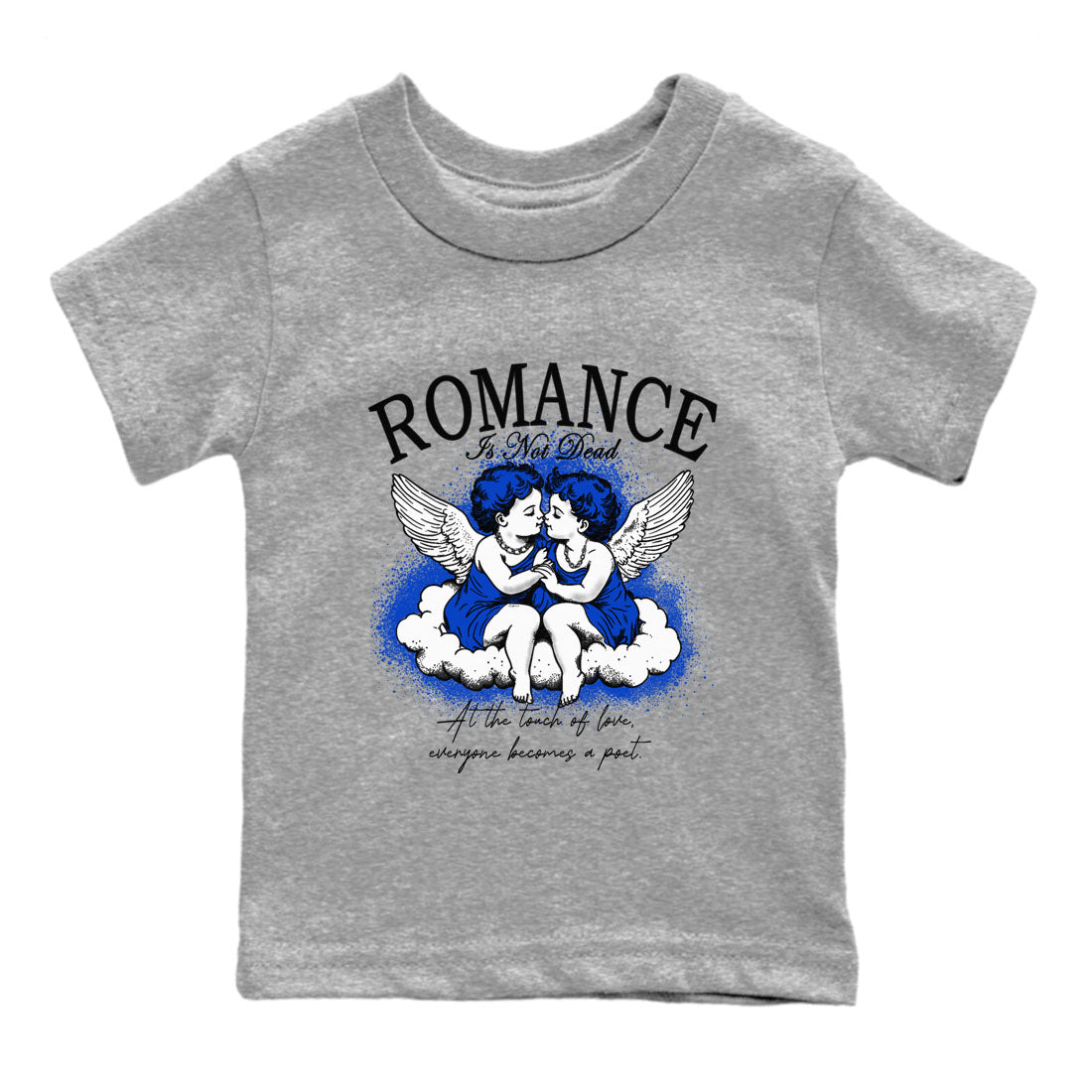 Romance Is Not Dead snkmatch Tees Kids - Air Jordan 12 Blueberry