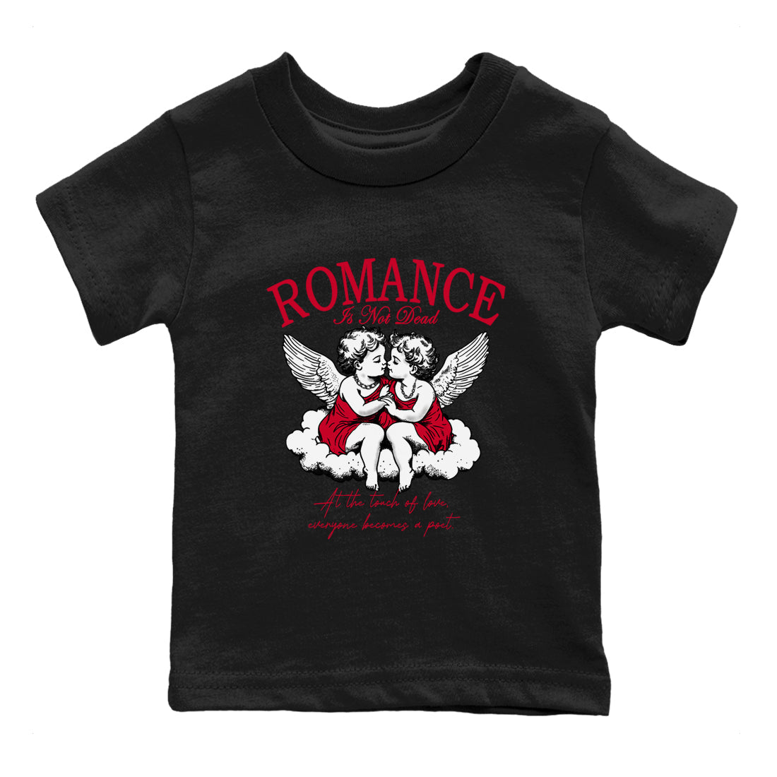 Romance Is Not Dead snkmatch Tees Kids - Air Jordan 12 Flu Game