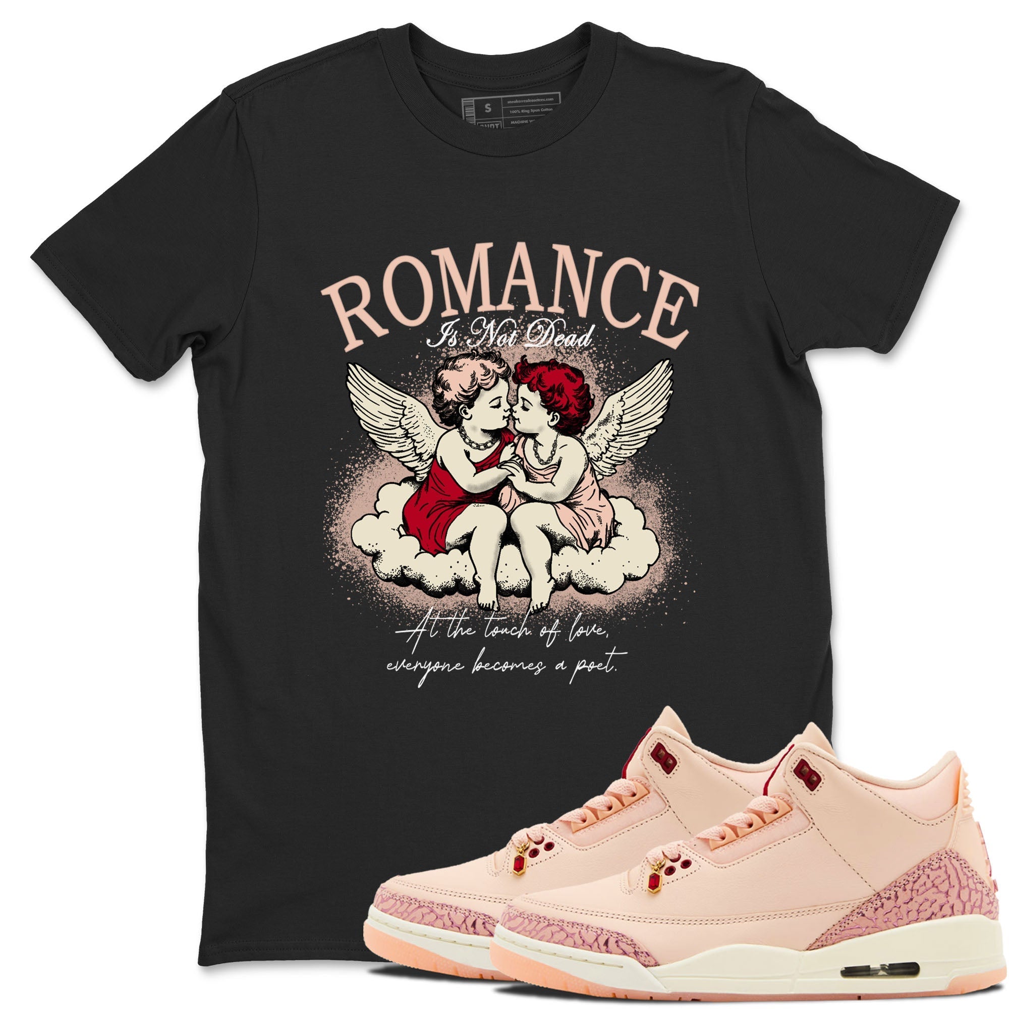 Romance Is Not Dead snkmatch Tees - Air Jordan 3 Valentines Day