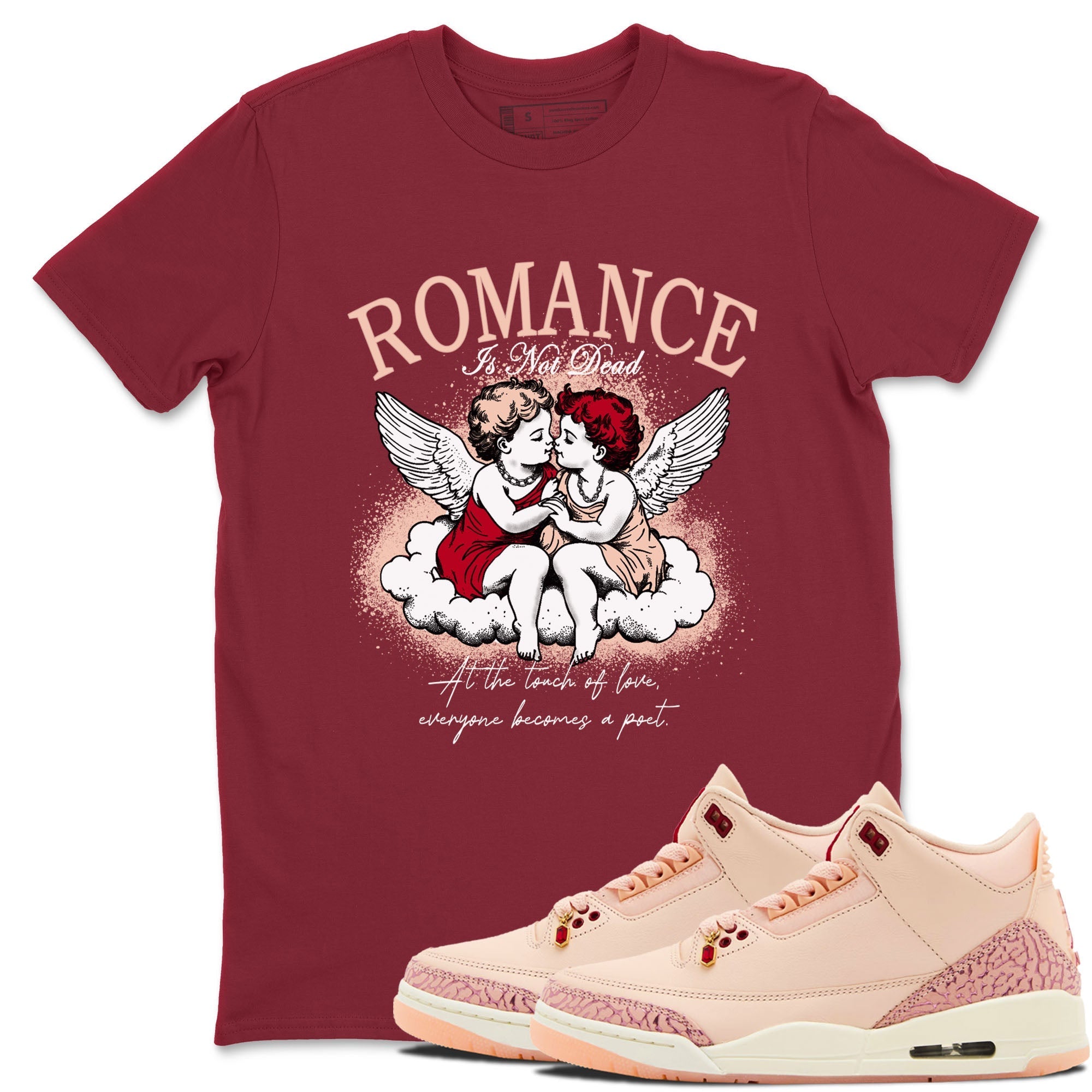 Romance Is Not Dead snkmatch Tees - Air Jordan 3 Valentines Day