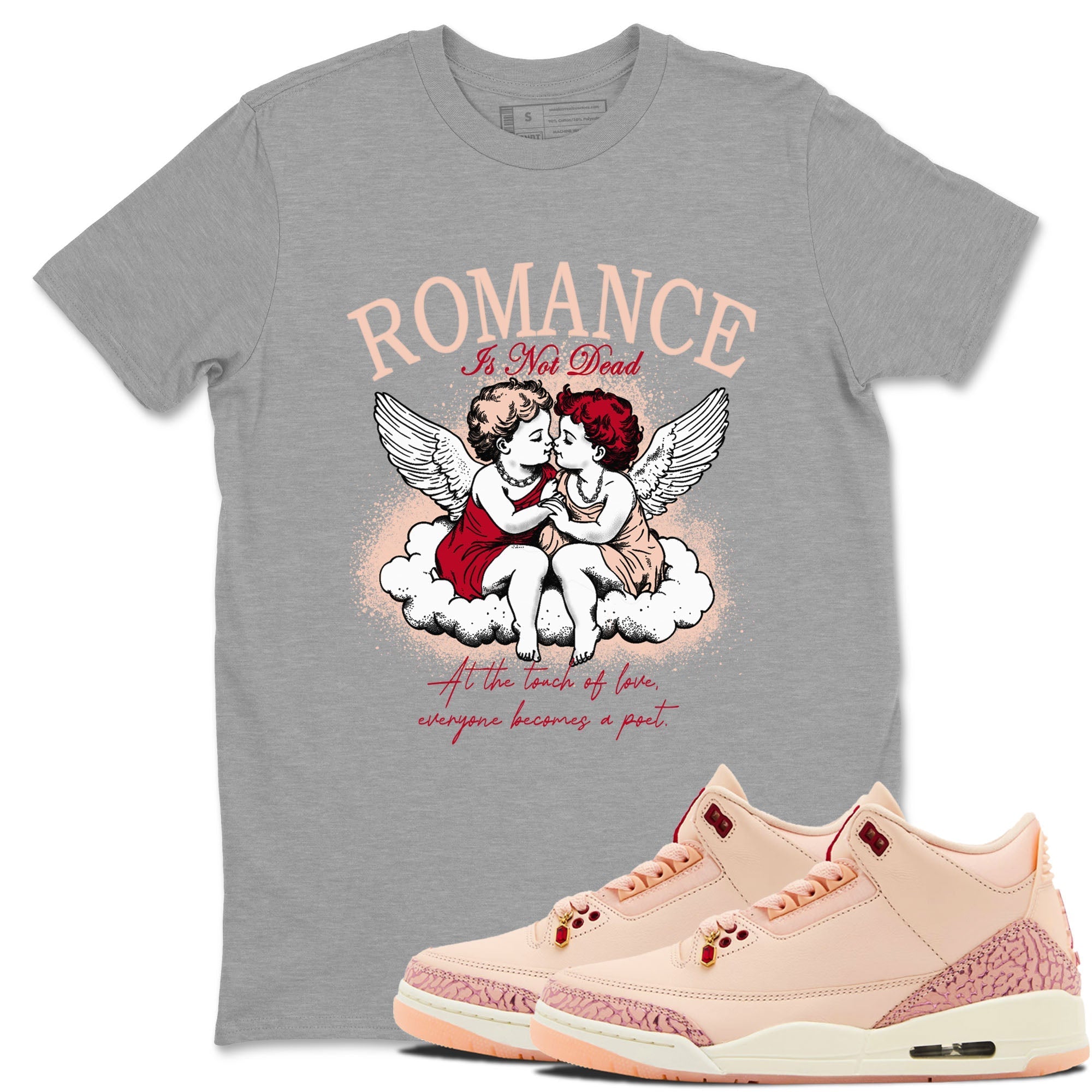 Romance Is Not Dead snkmatch Tees - Air Jordan 3 Valentines Day