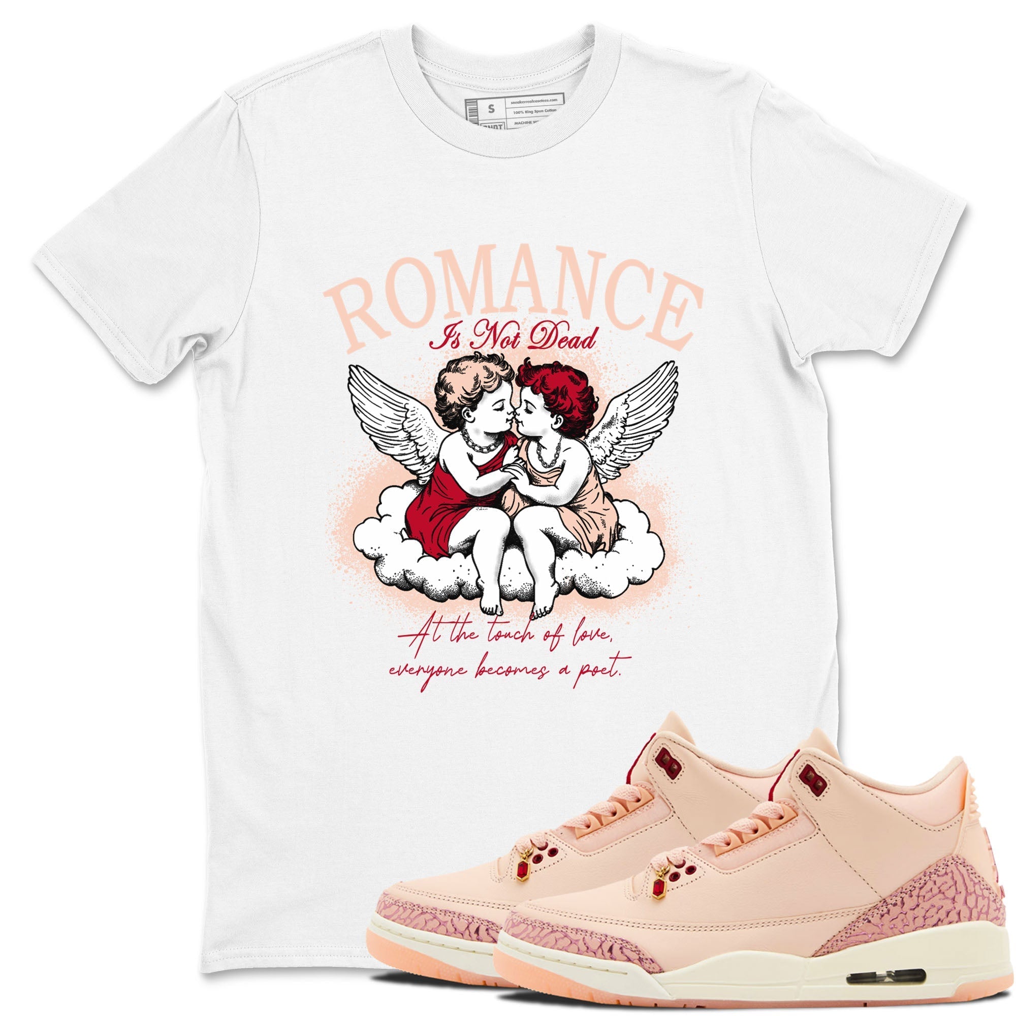 Romance Is Not Dead snkmatch Tees - Air Jordan 3 Valentines Day