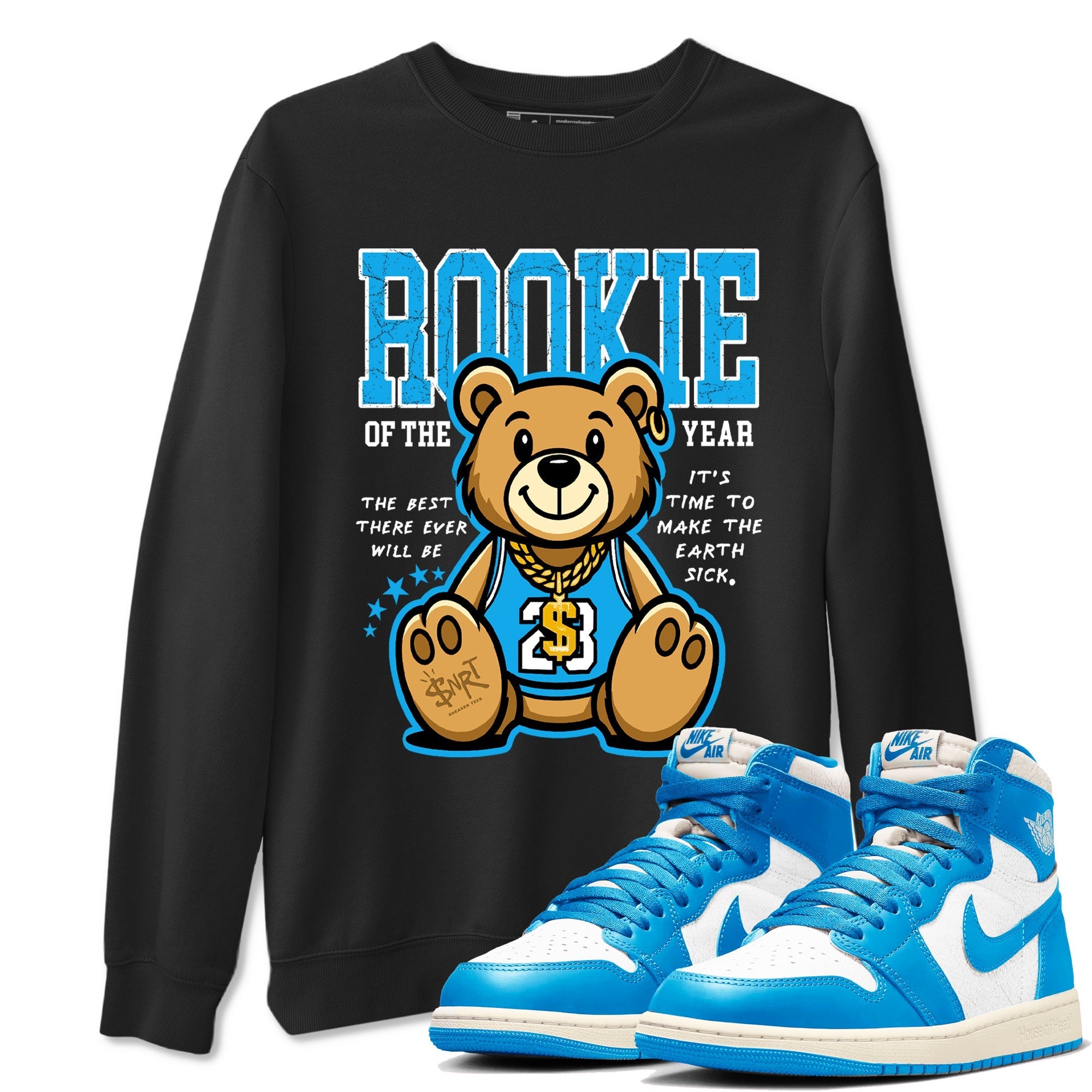 Rookie Of The Year snkmatch Tees - Air Jordan 1 UNC Reimagined