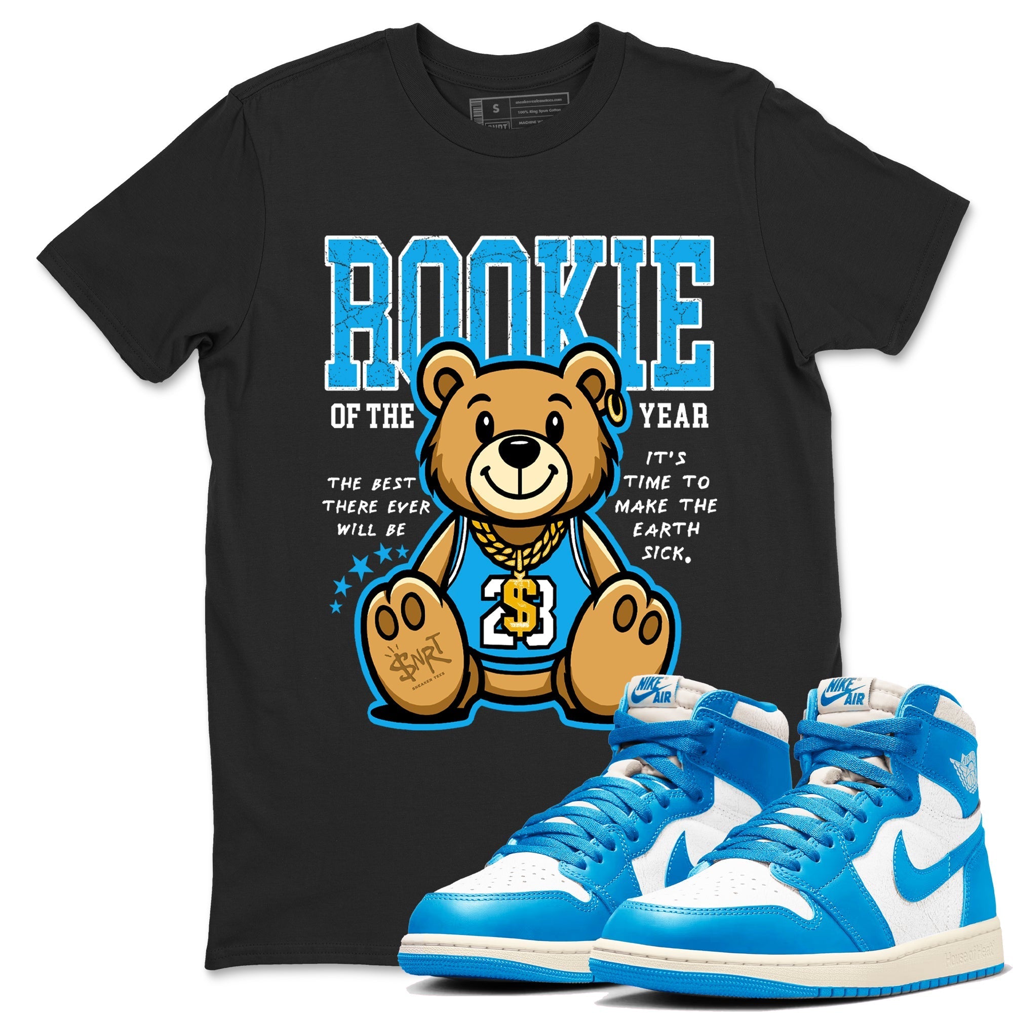 Rookie Of The Year snkmatch Tees - Air Jordan 1 UNC Reimagined