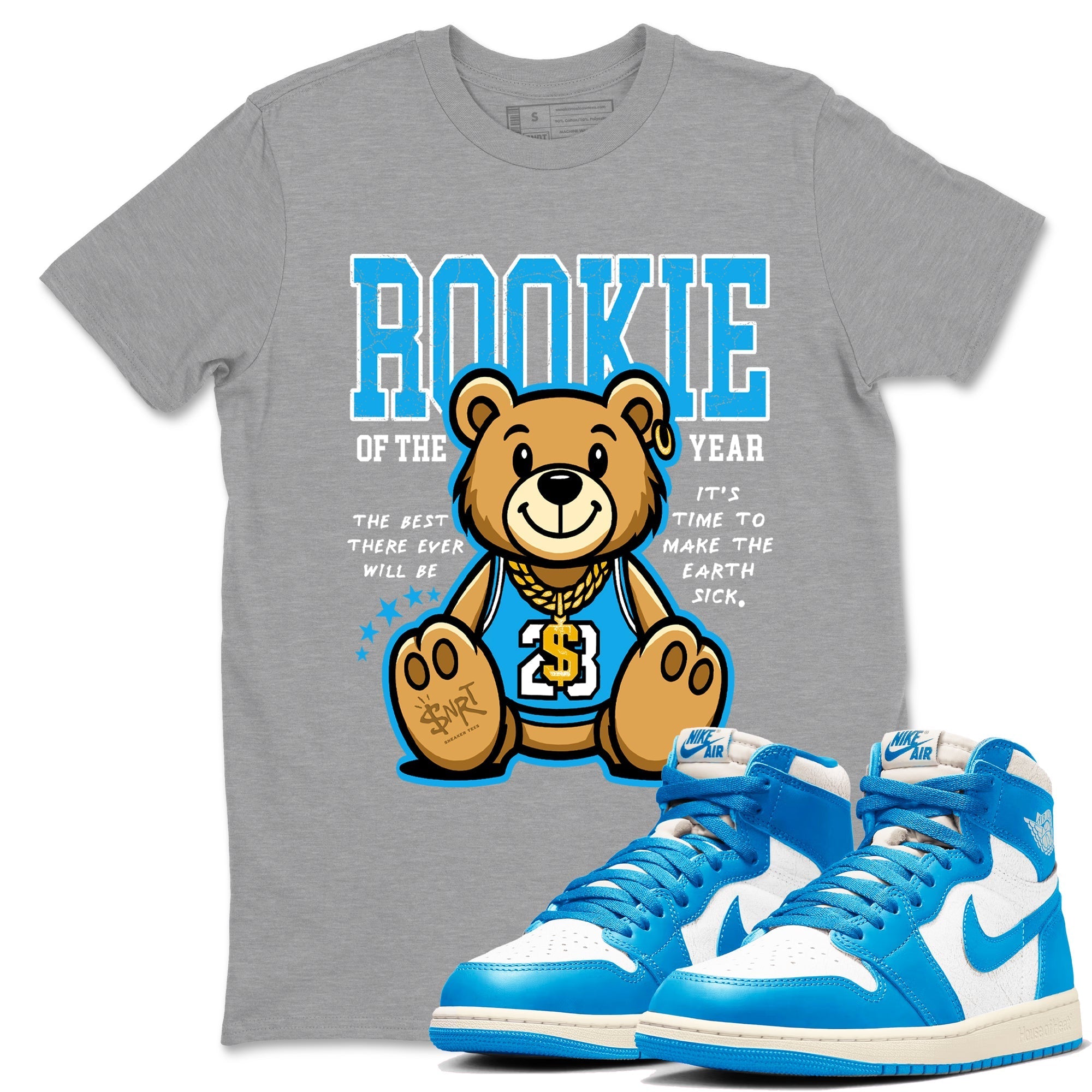 Rookie Of The Year snkmatch Tees - Air Jordan 1 UNC Reimagined