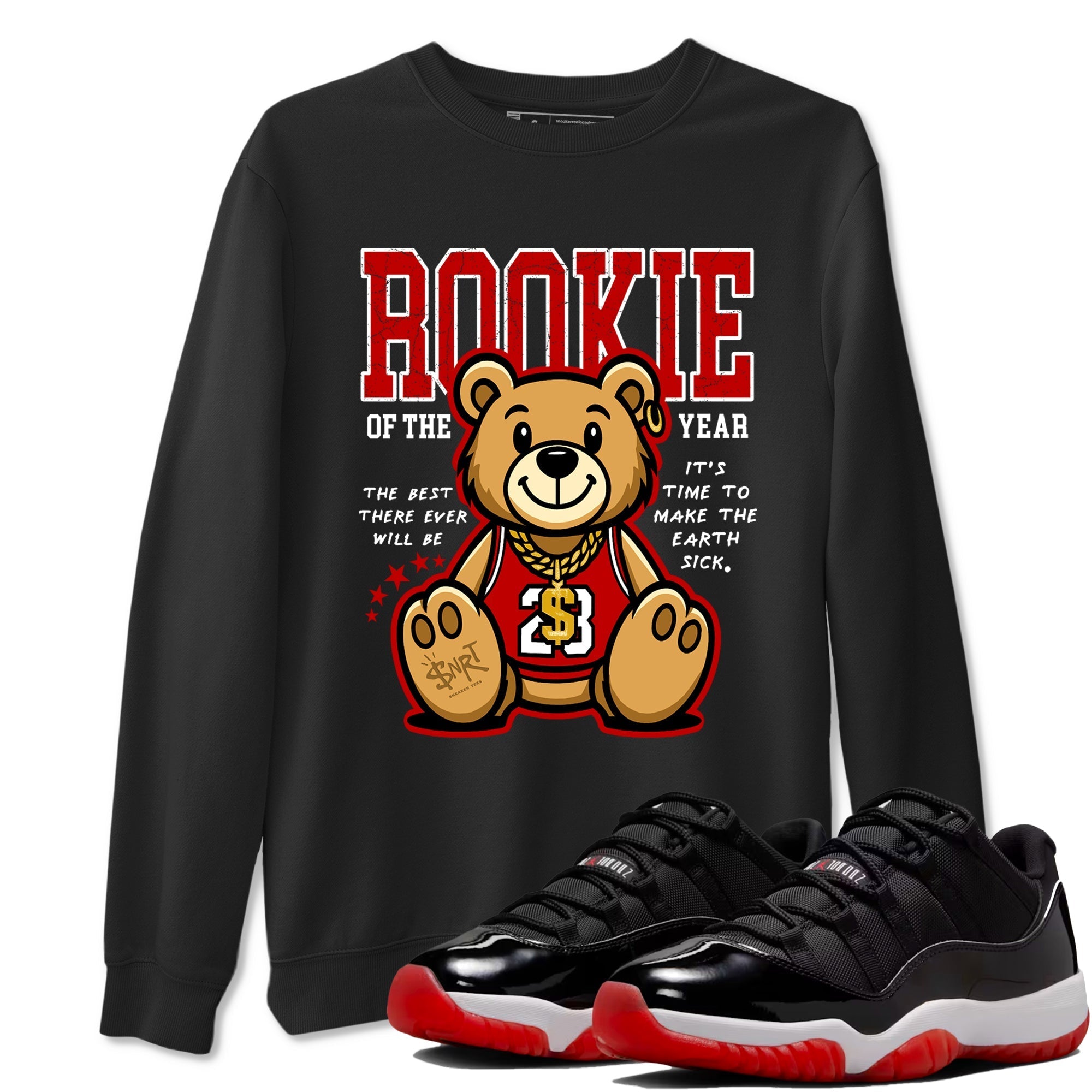 Rookie Of The Year snkmatch Tees - Air Jordan 11 Bred