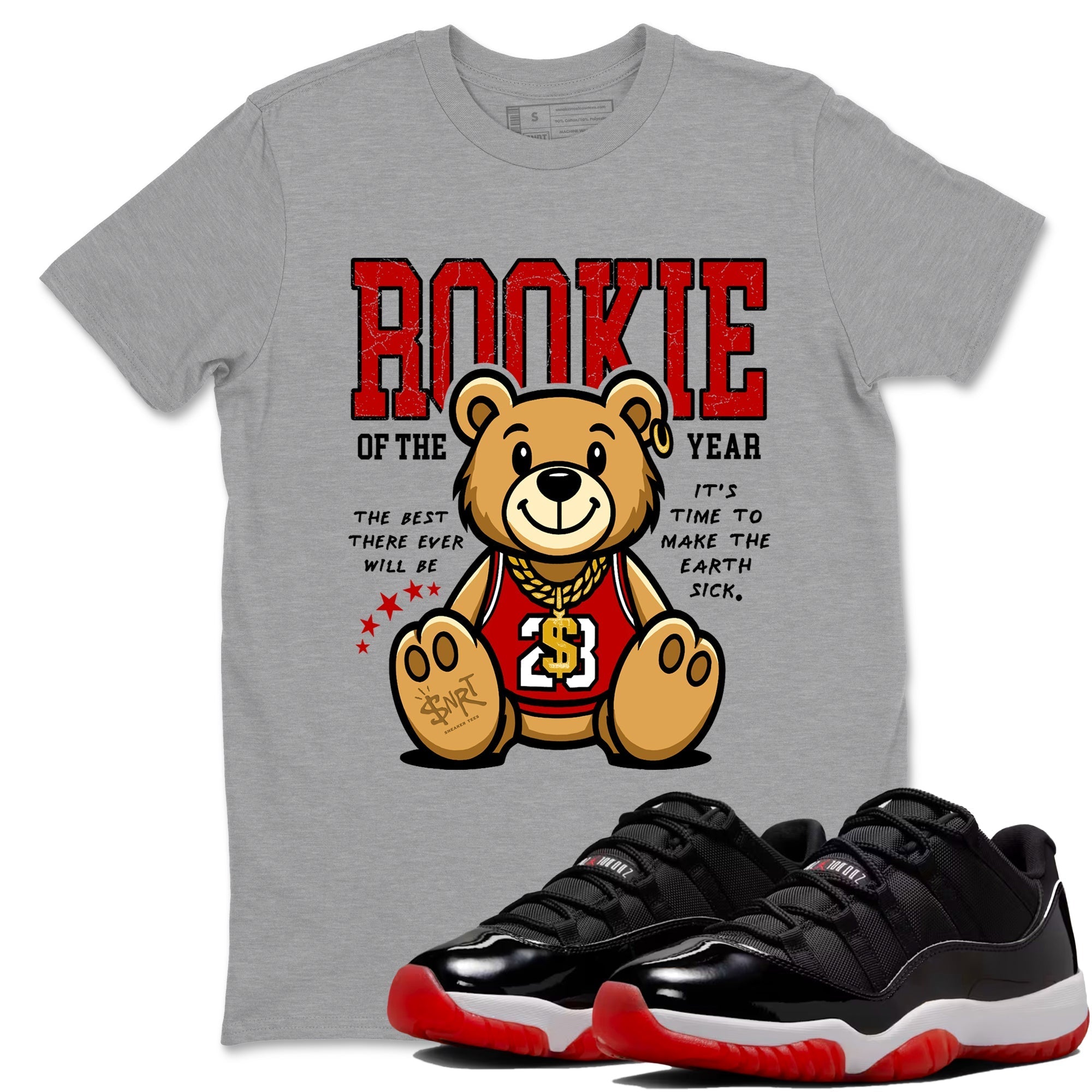 Rookie Of The Year snkmatch Tees - Air Jordan 11 Bred