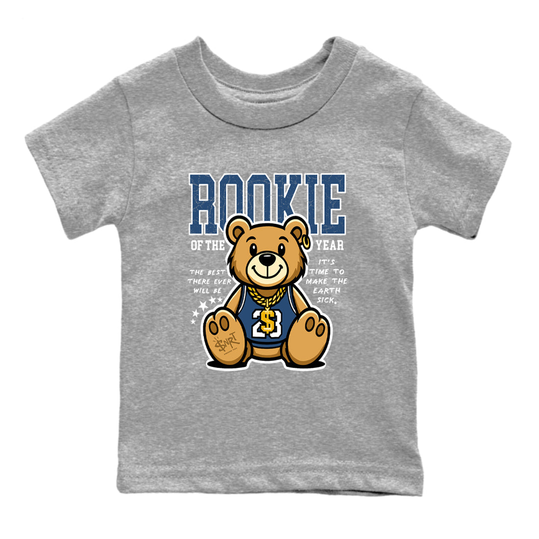 Rookie Of The Year snkmatch Tees Kids - Air Jordan 12 French Blue