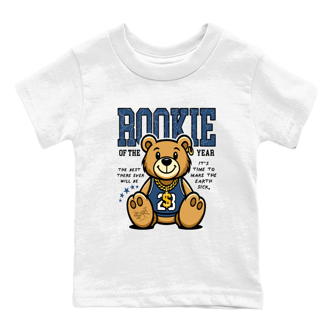 Rookie Of The Year snkmatch Tees Kids - Air Jordan 12 French Blue