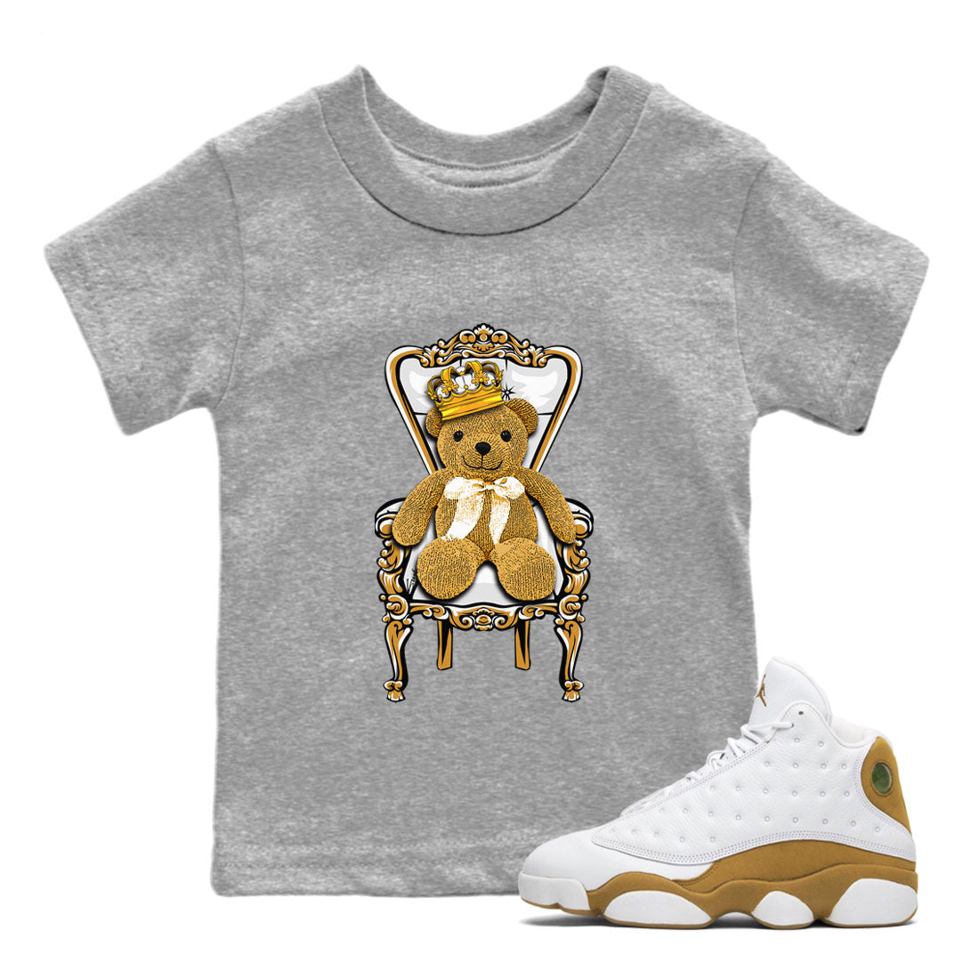Royal Bear snkmatch Tee Kids - Air Jordan 13 Wheat