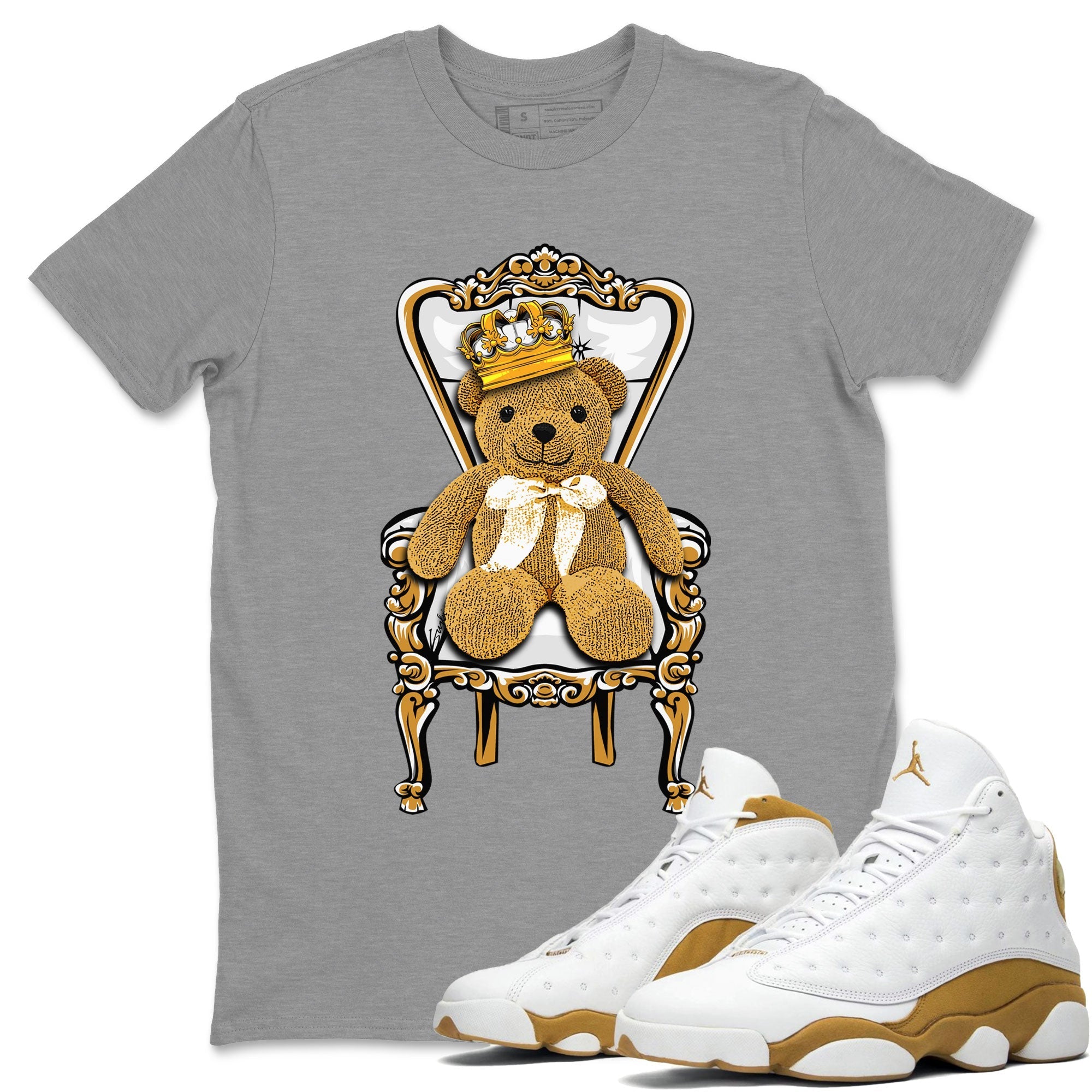 Royal Bear snkmatch Tee - Air Jordan 13 Wheat