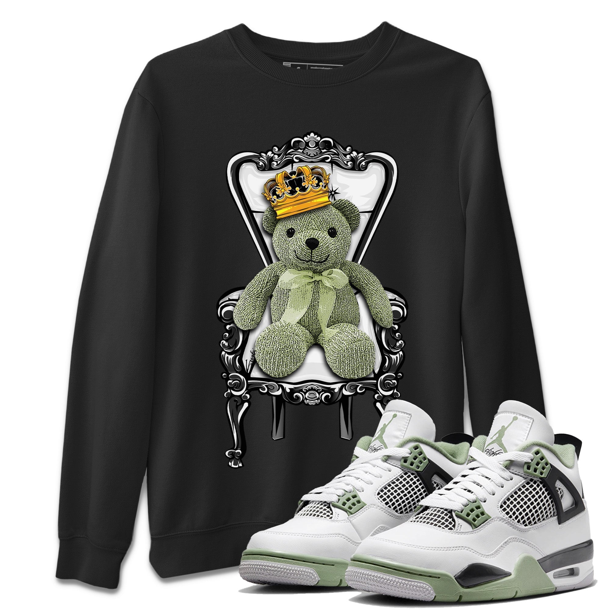 Royal Bear Unisex Tops - Air Jordan 4 Seafoam