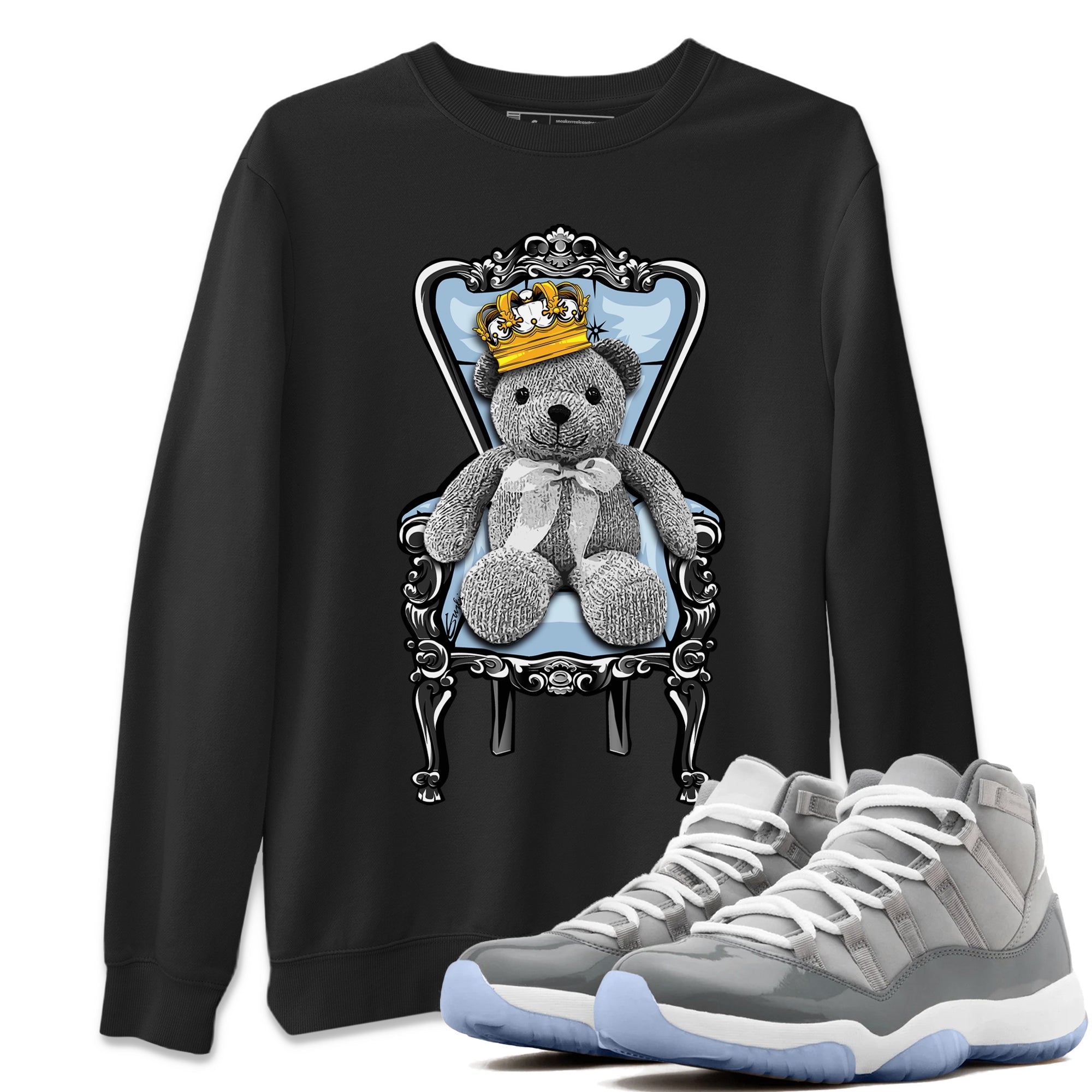 Royal Bear Unisex Tops - Air Jordan 11 Cool Grey