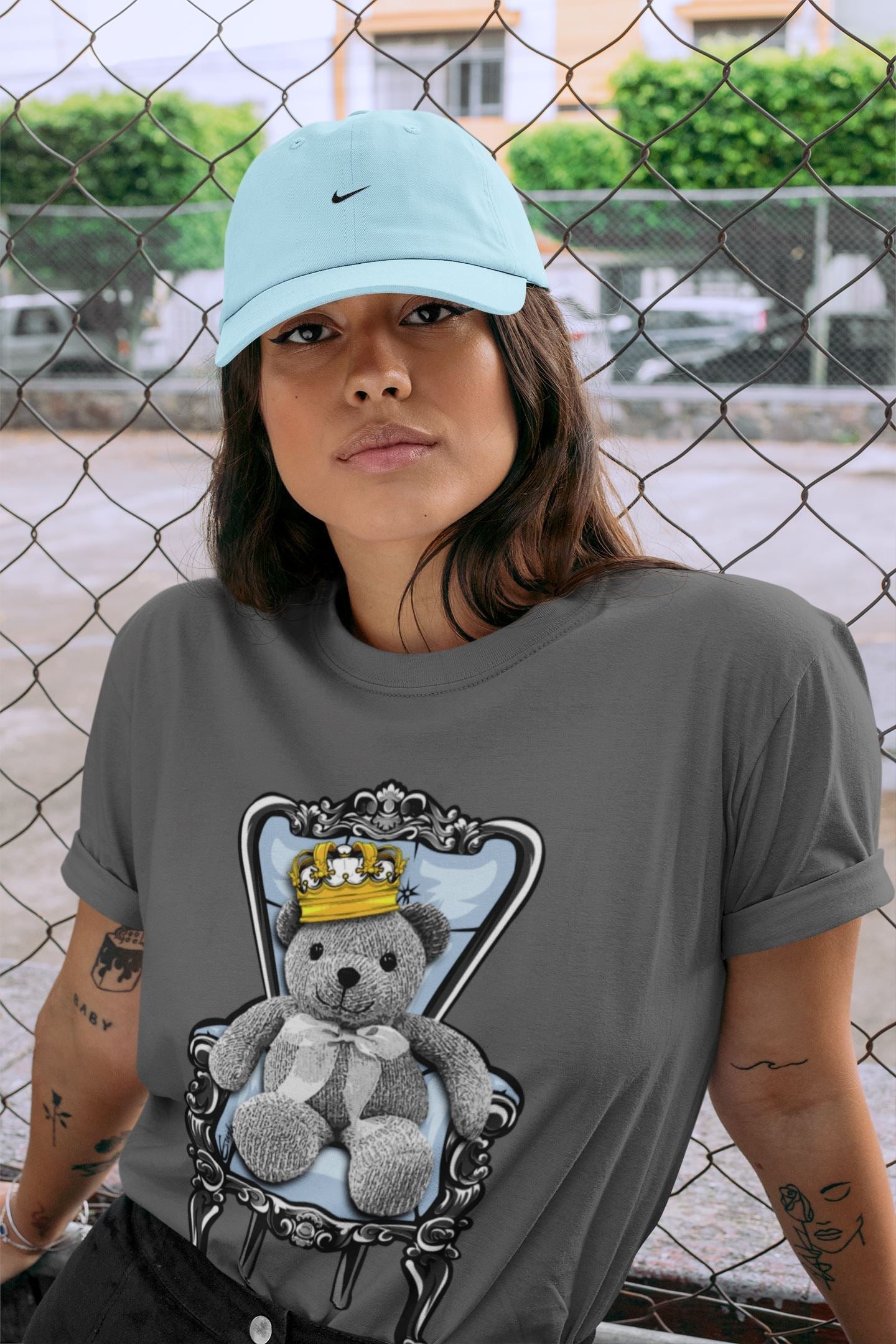 Royal Bear Unisex Tops - Air Jordan 11 Cool Grey