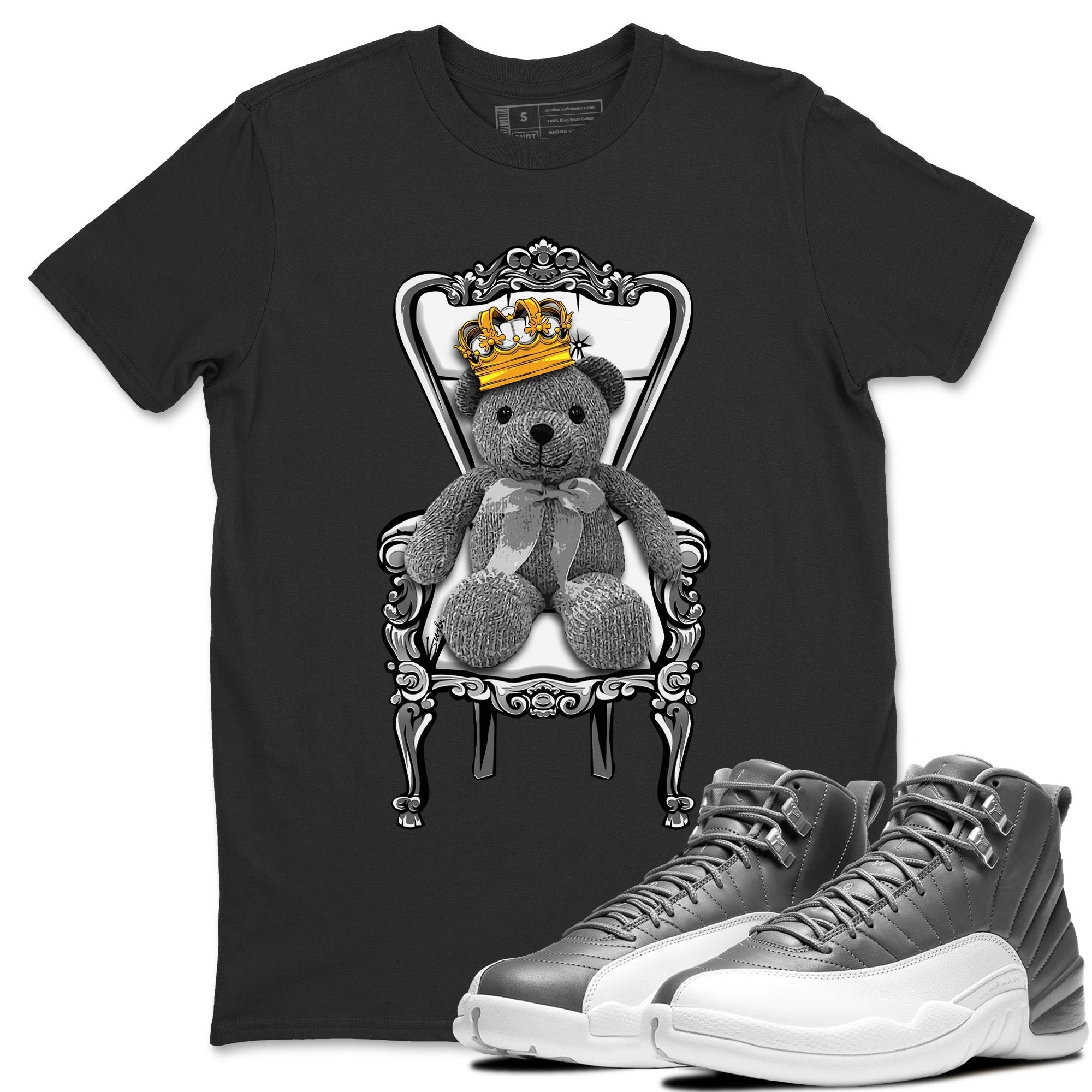 Royal Bear Unisex Tops - Air Jordan 12 Stealth