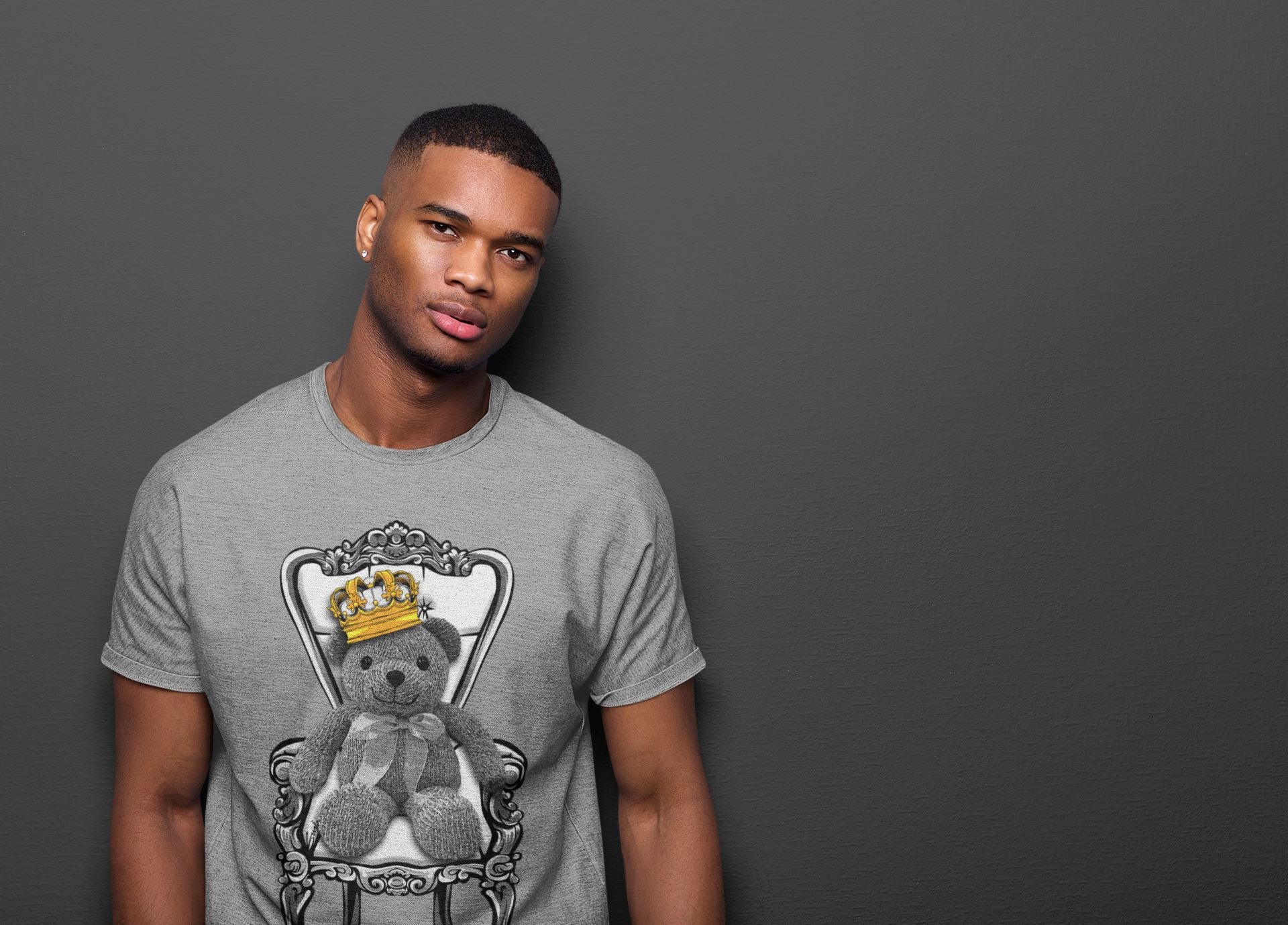 Royal Bear Unisex Tops - Air Jordan 12 Stealth