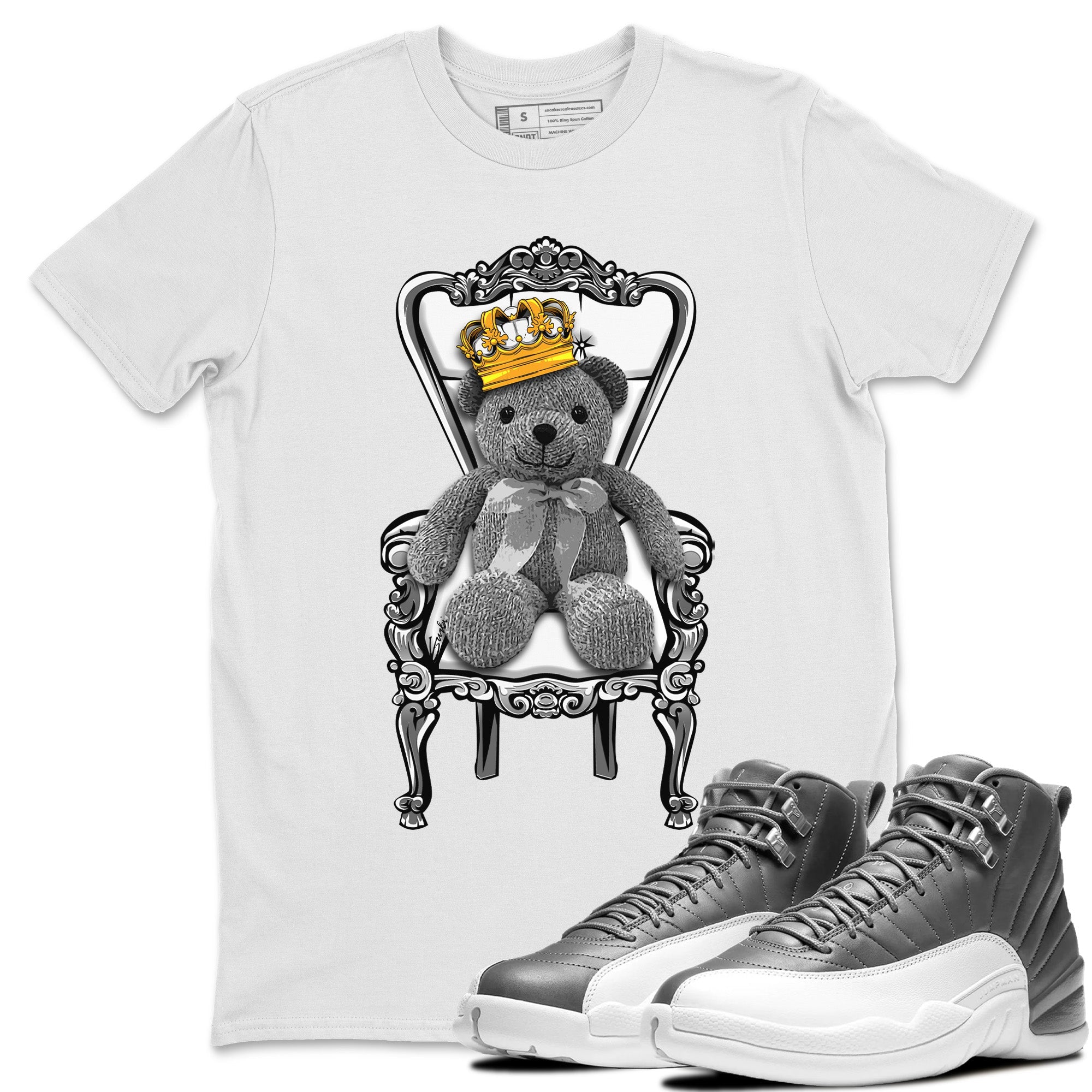 Royal Bear Unisex Tops - Air Jordan 12 Stealth