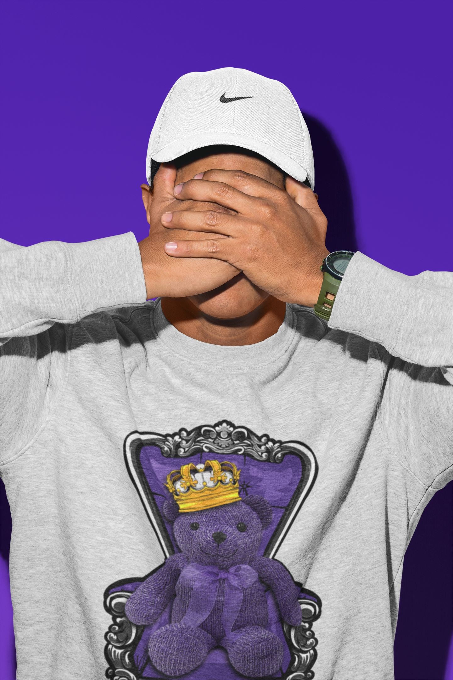 Royal Bear Unisex Tops - Air Jordan 13 Court Purple