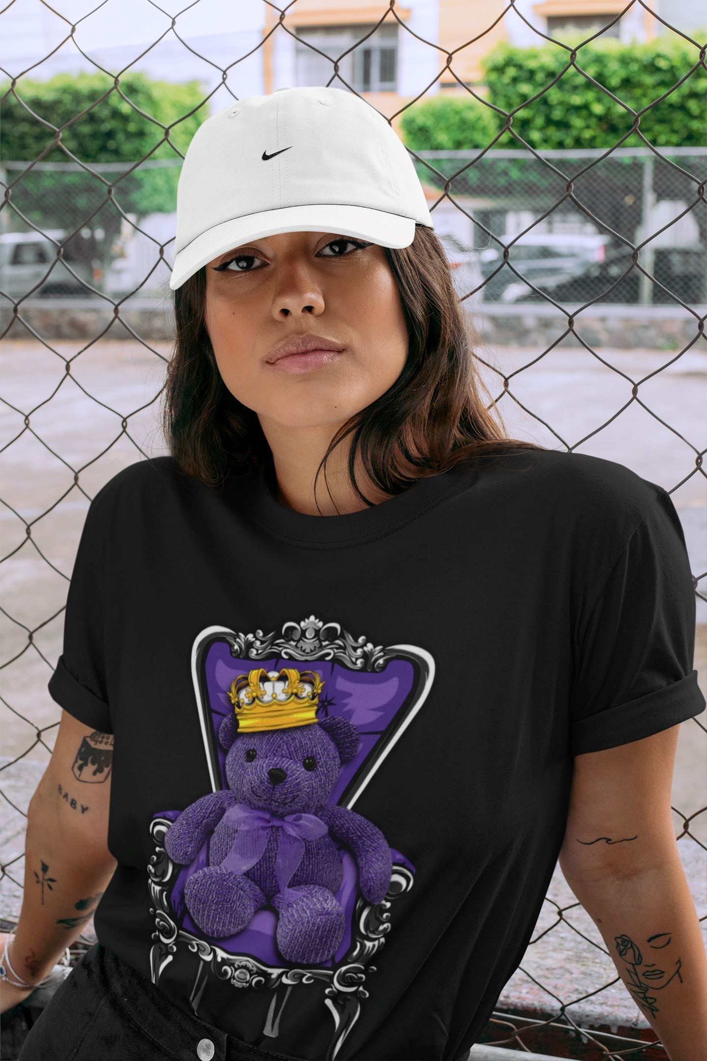 Royal Bear Unisex Tops - Air Jordan 13 Court Purple