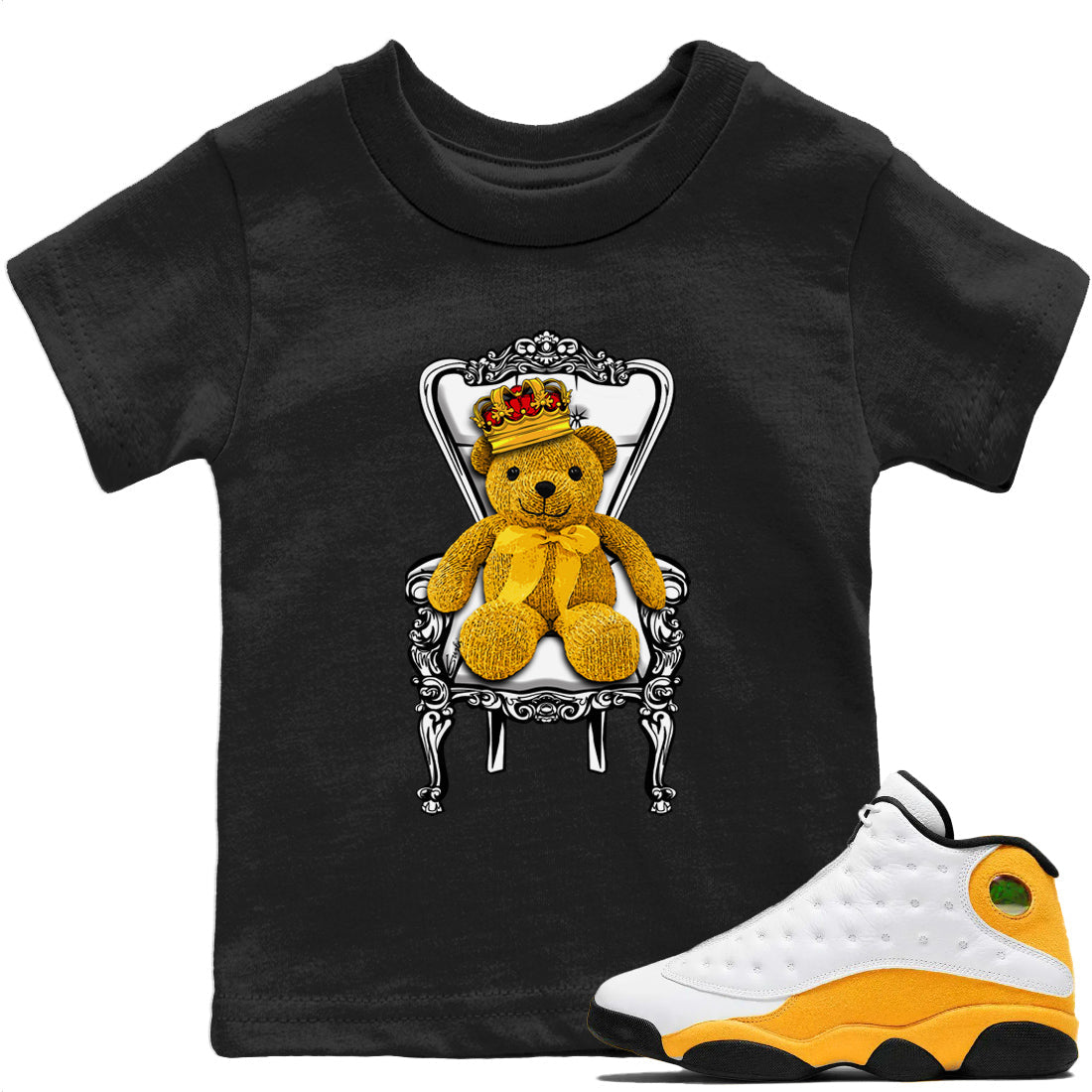 Royal Bear Kids Tops - Air Jordan 13 Del Sol
