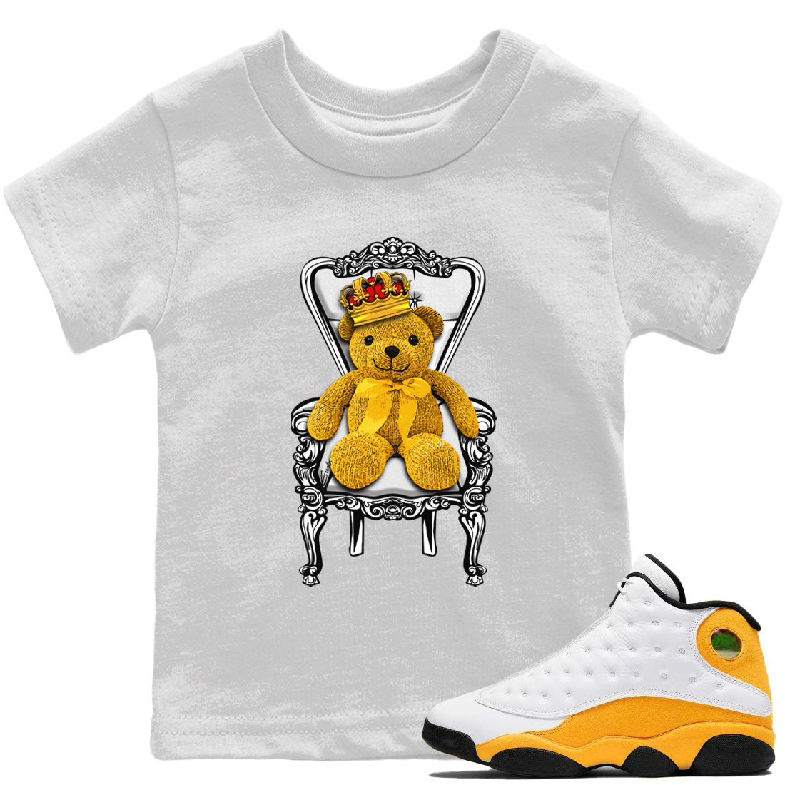 Royal Bear Kids Tops - Air Jordan 13 Del Sol