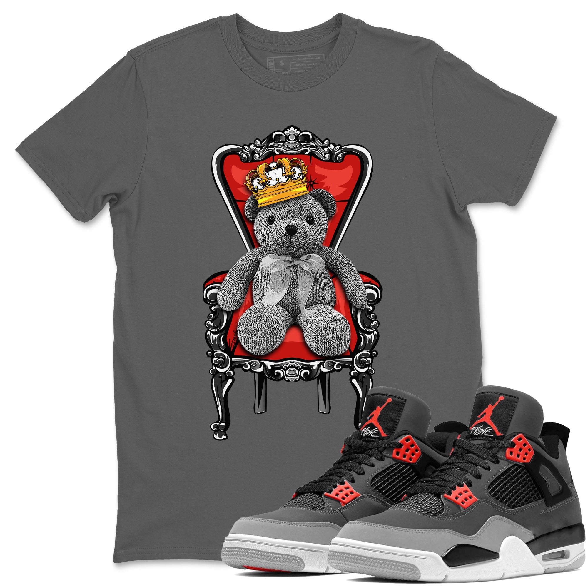 Royal Bear Unisex Tops - Air Jordan 4 Infrared
