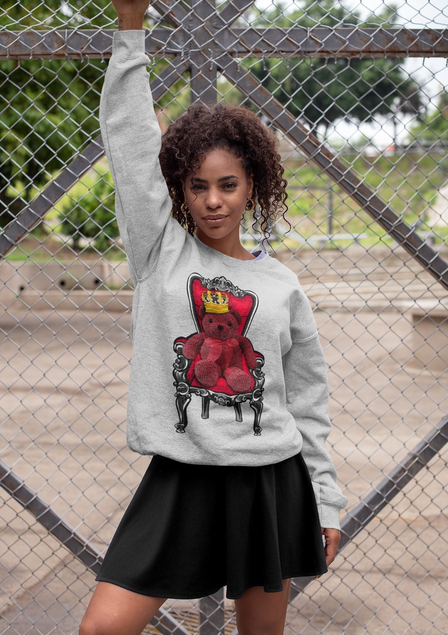 Royal Bear Unisex Tops - Air Jordan 4 Red Thunder