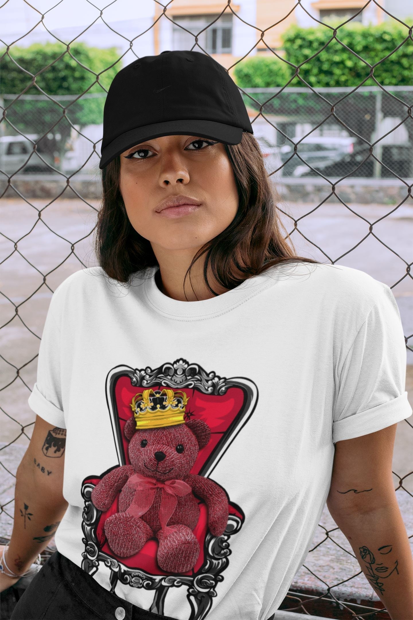 Royal Bear Unisex Tops - Air Jordan 4 Red Thunder