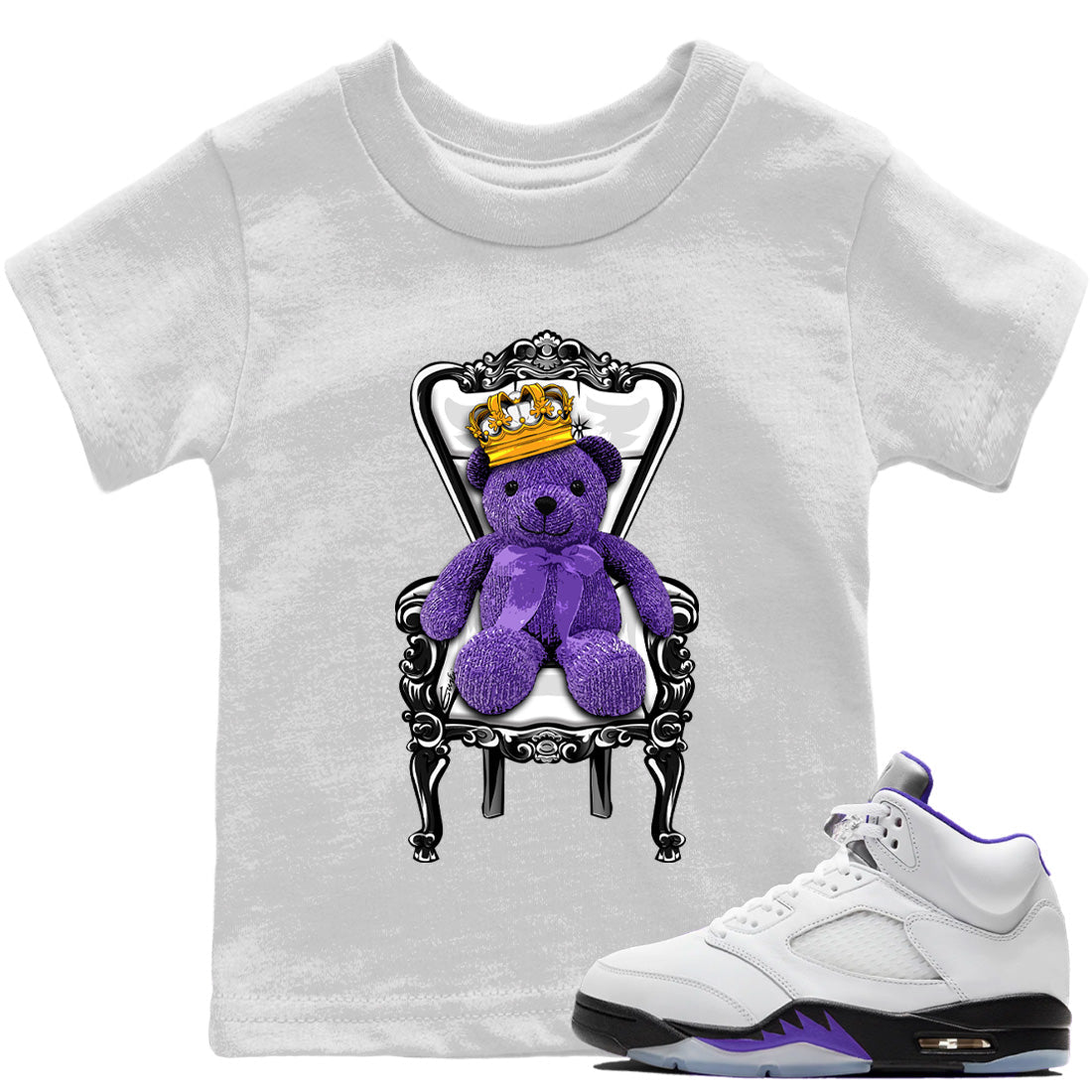 Royal Bear Kids Tops - Air Jordan 5 Concord