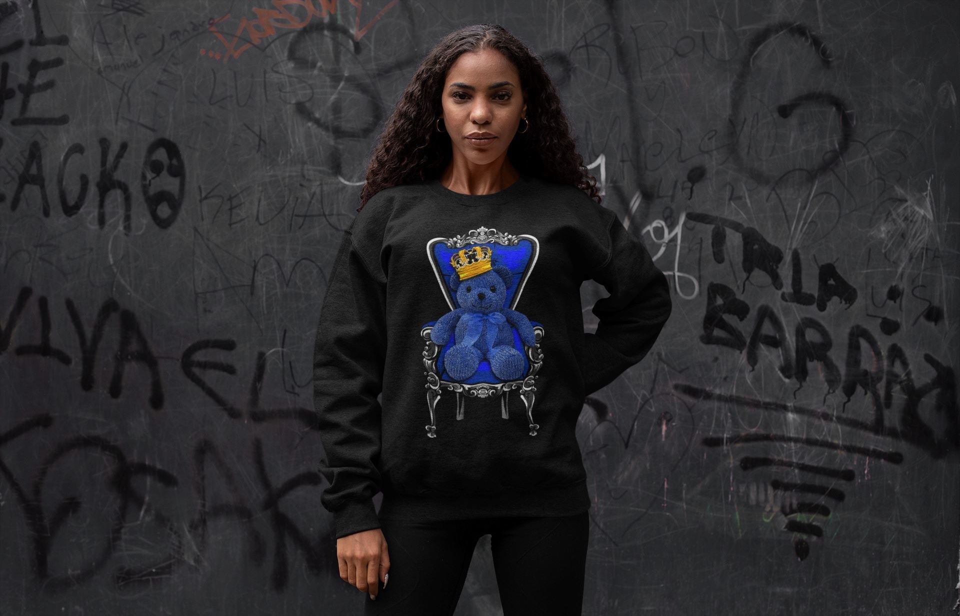 Royal Bear Unisex Tops - Air Jordan 5 Racer Blue