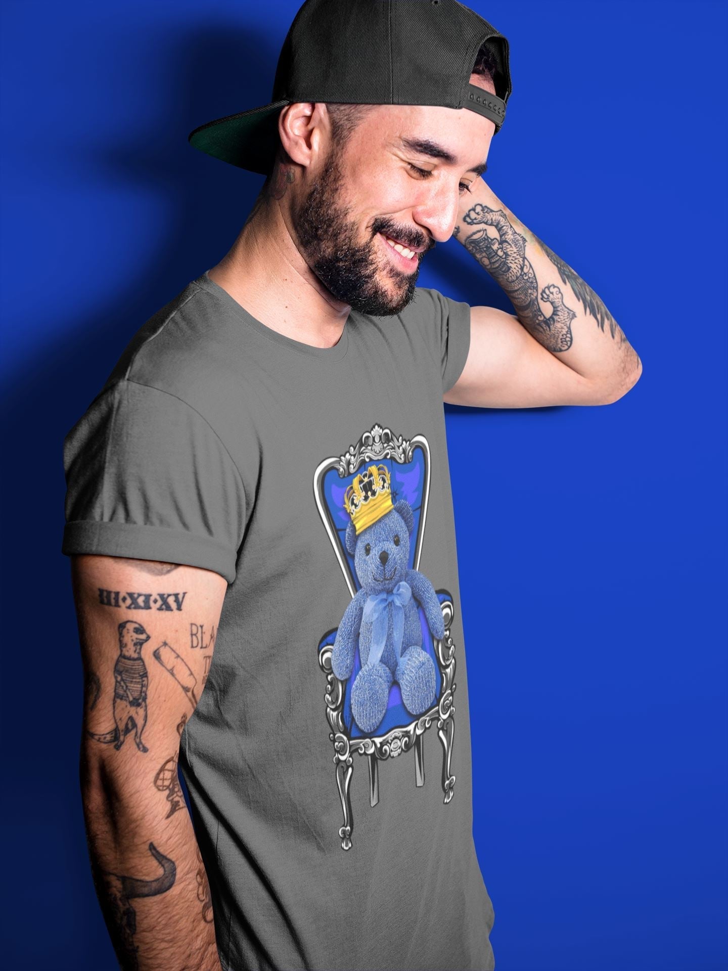 Royal Bear Unisex Tops - Air Jordan 5 Racer Blue