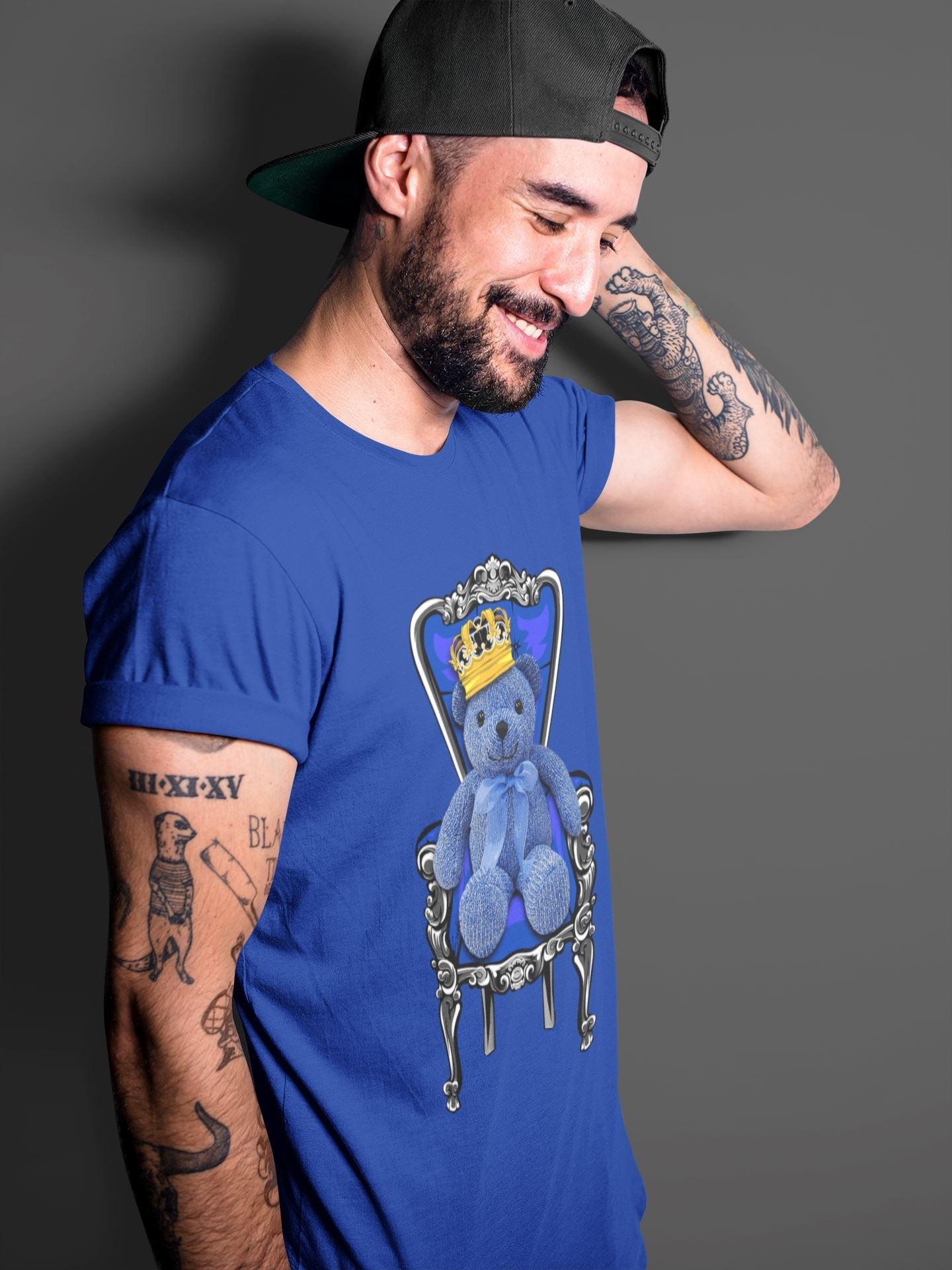 Royal Bear Unisex Tops - Air Jordan 5 Racer Blue