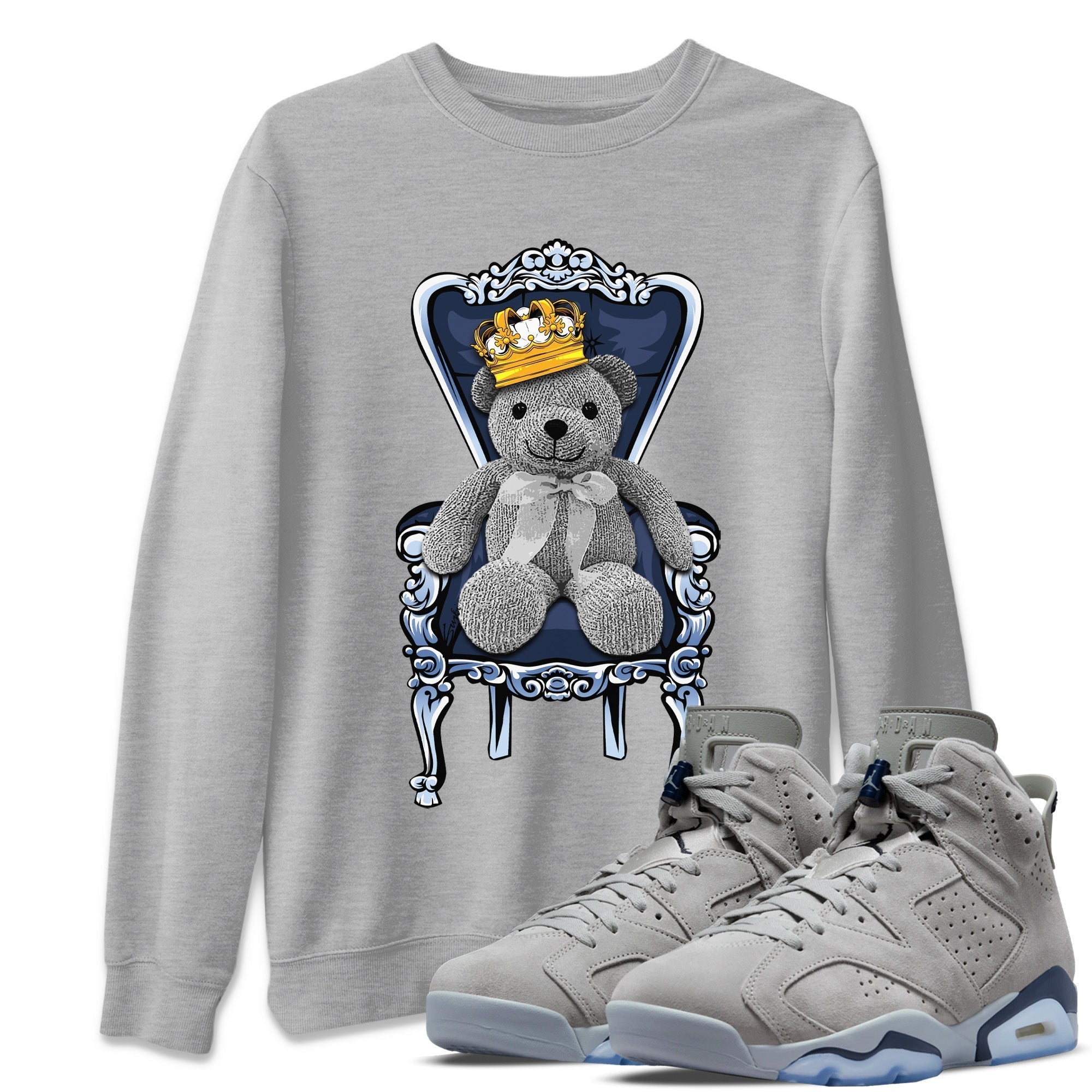 Royal Bear Unisex Tops - Air Jordan 6 Georgetown