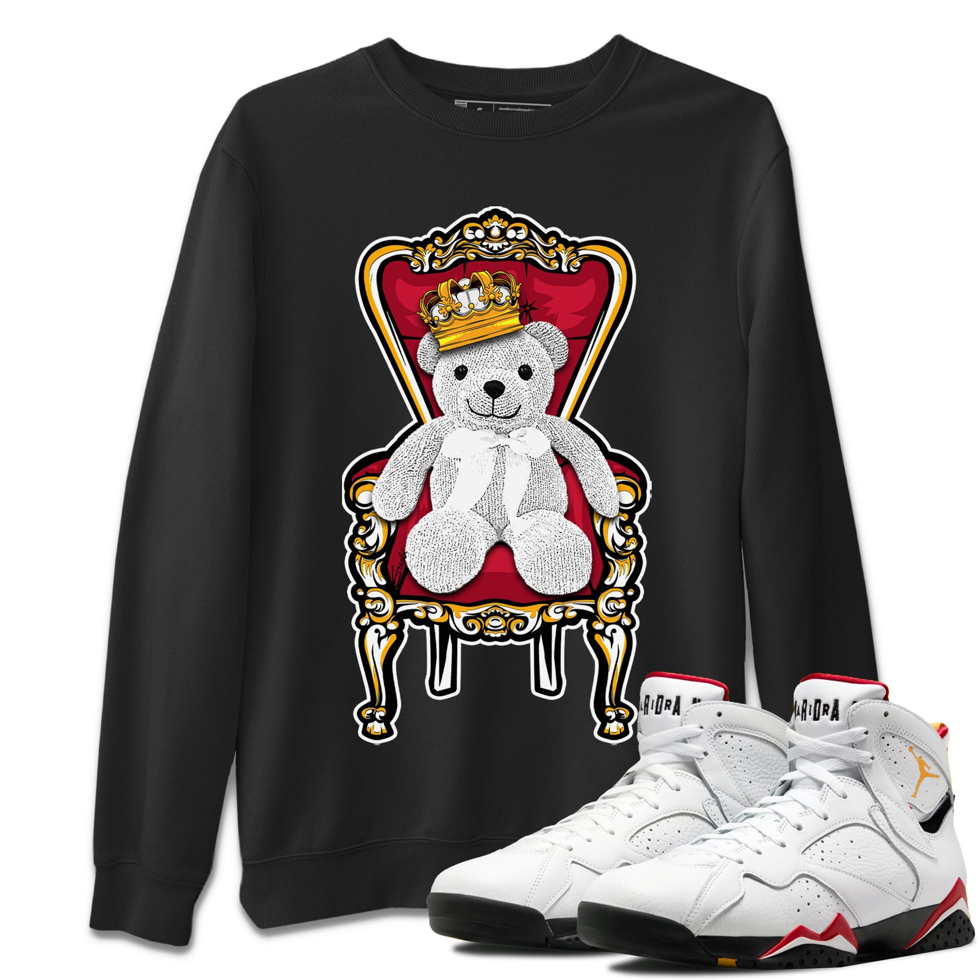 Royal Bear Unisex Tops - Air Jordan 7 Cardinal