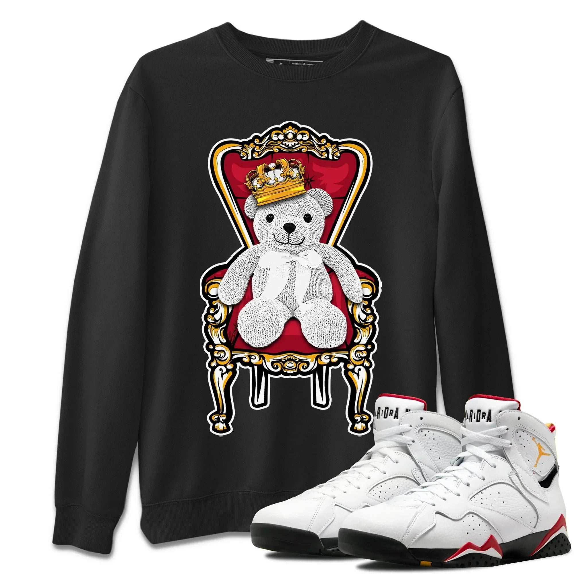 Royal Bear Unisex Tops - Air Jordan 7 Cardinal