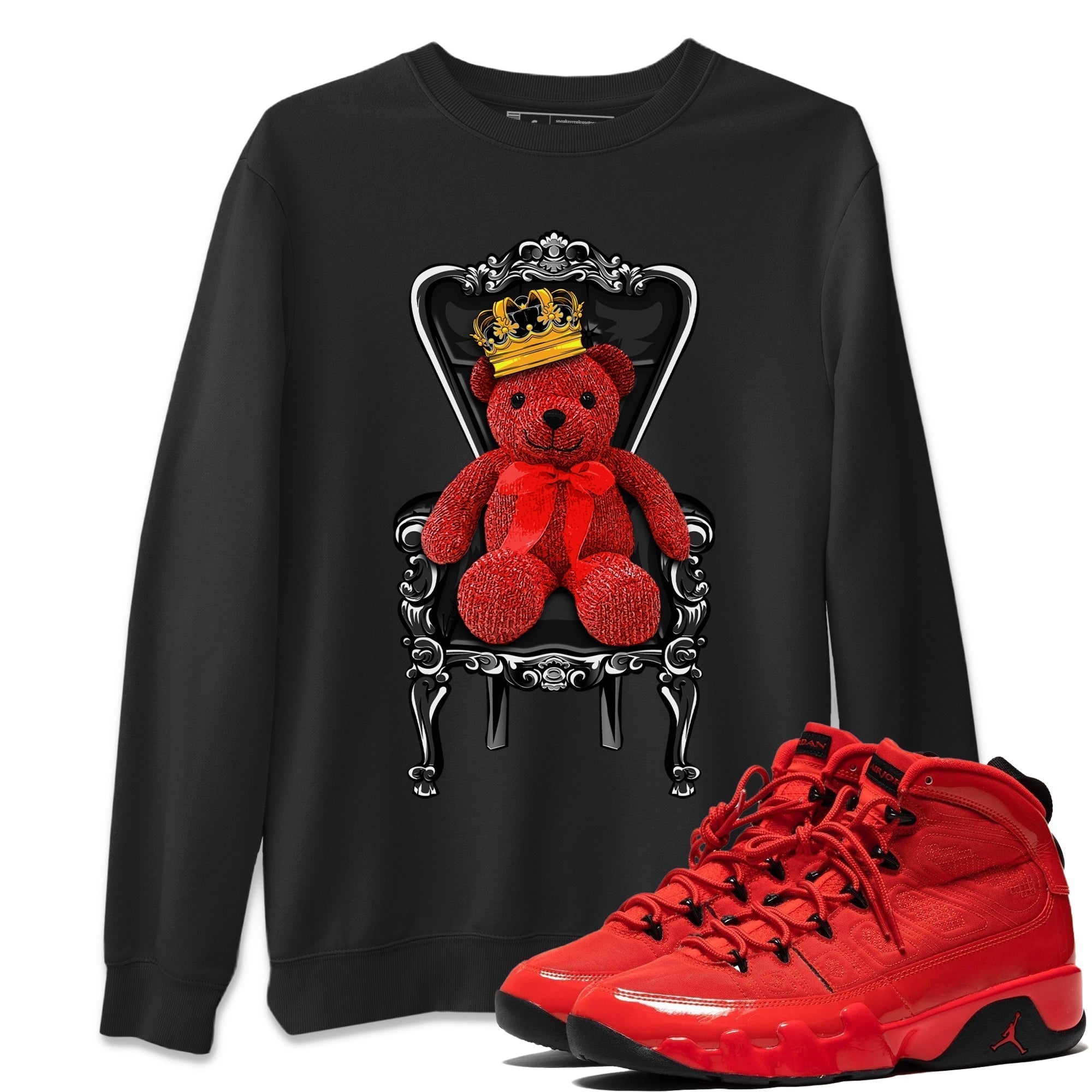 Royal Bear Unisex Tops - Air Jordan 9 Chile Red
