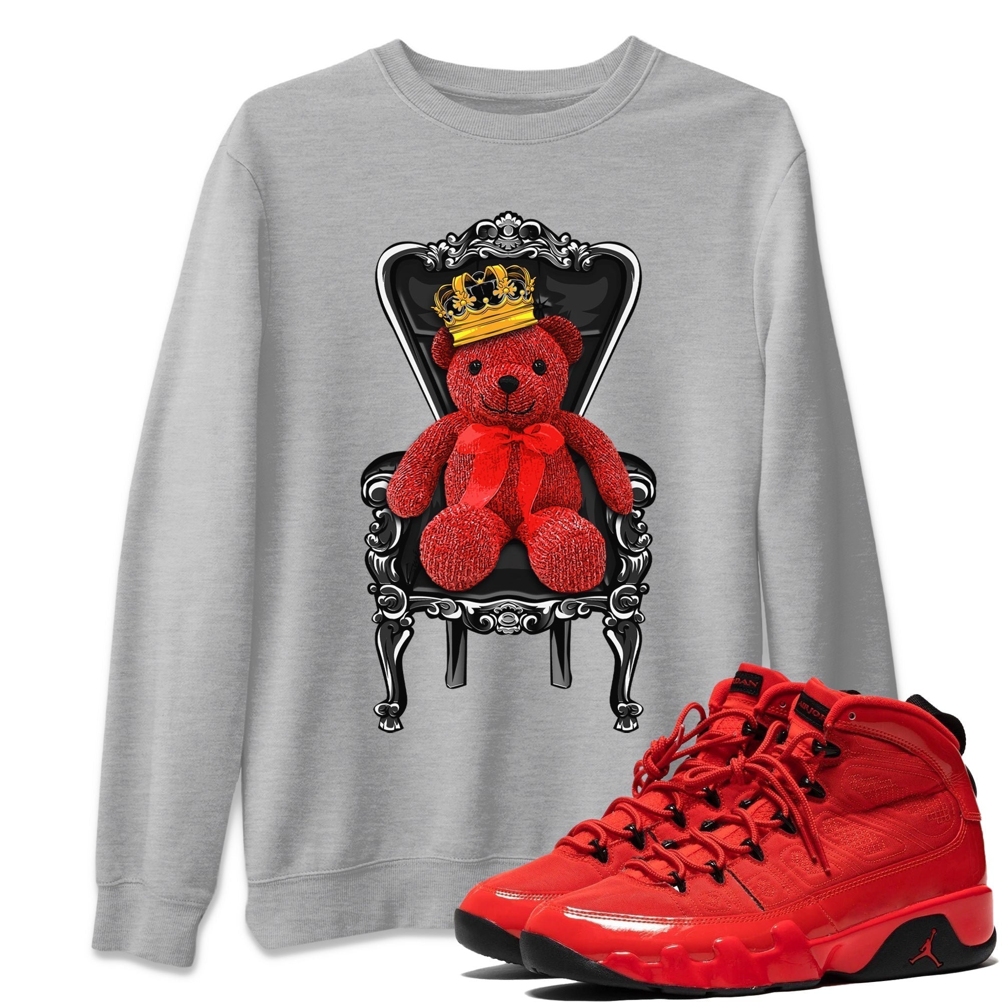 Royal Bear Unisex Tops - Air Jordan 9 Chile Red