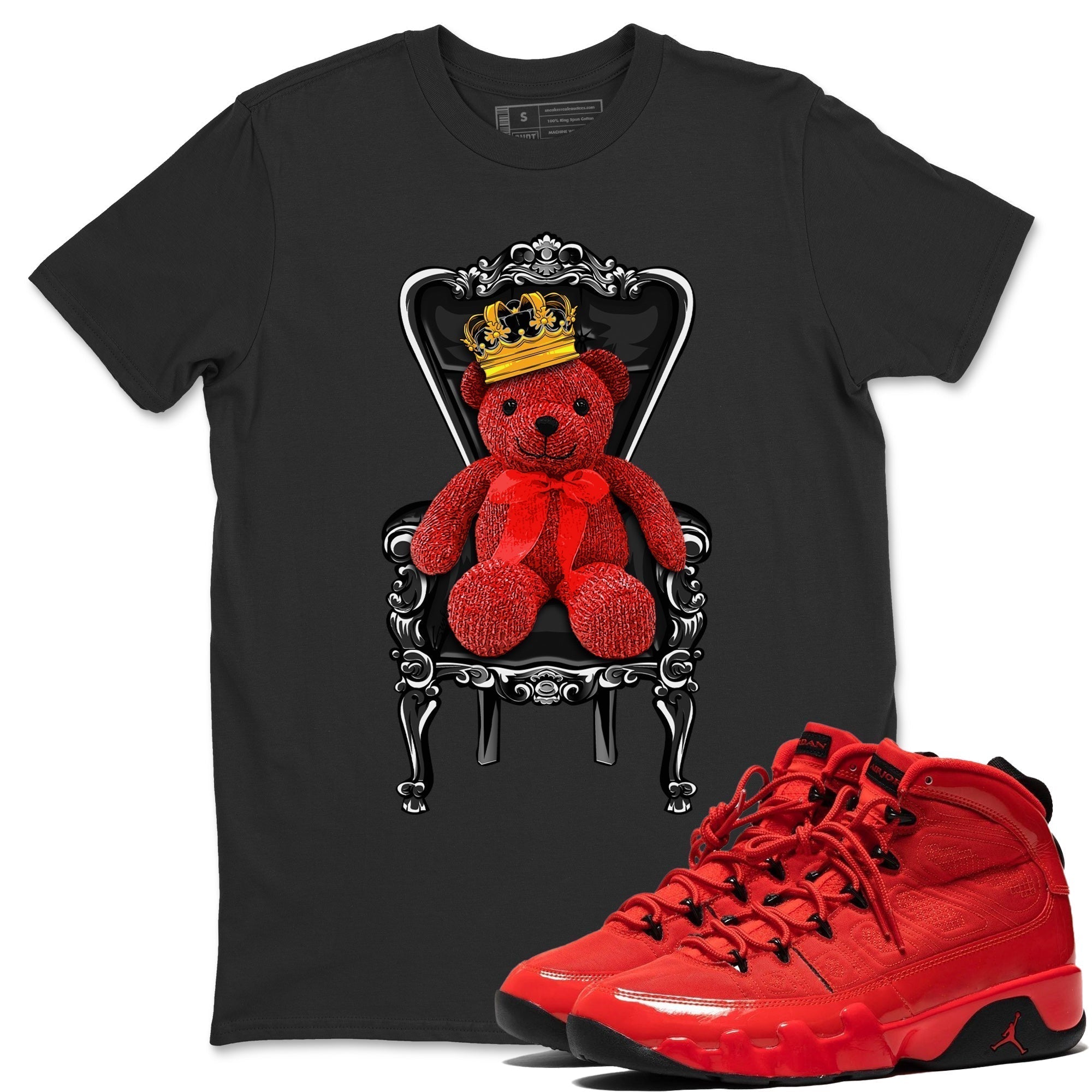 Royal Bear Unisex Tops - Air Jordan 9 Chile Red