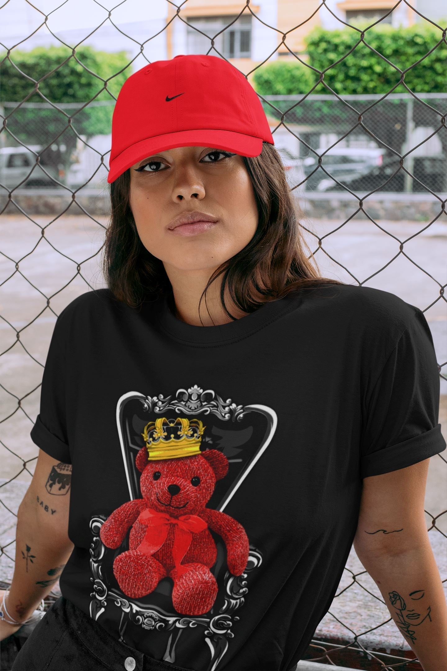 Royal Bear Unisex Tops - Air Jordan 9 Chile Red