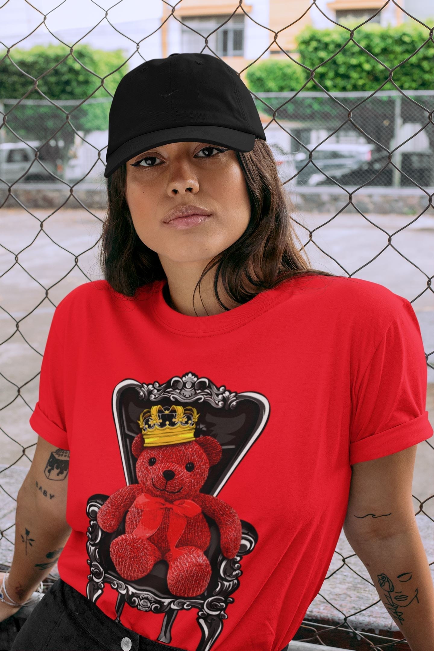 Royal Bear Unisex Tops - Air Jordan 9 Chile Red