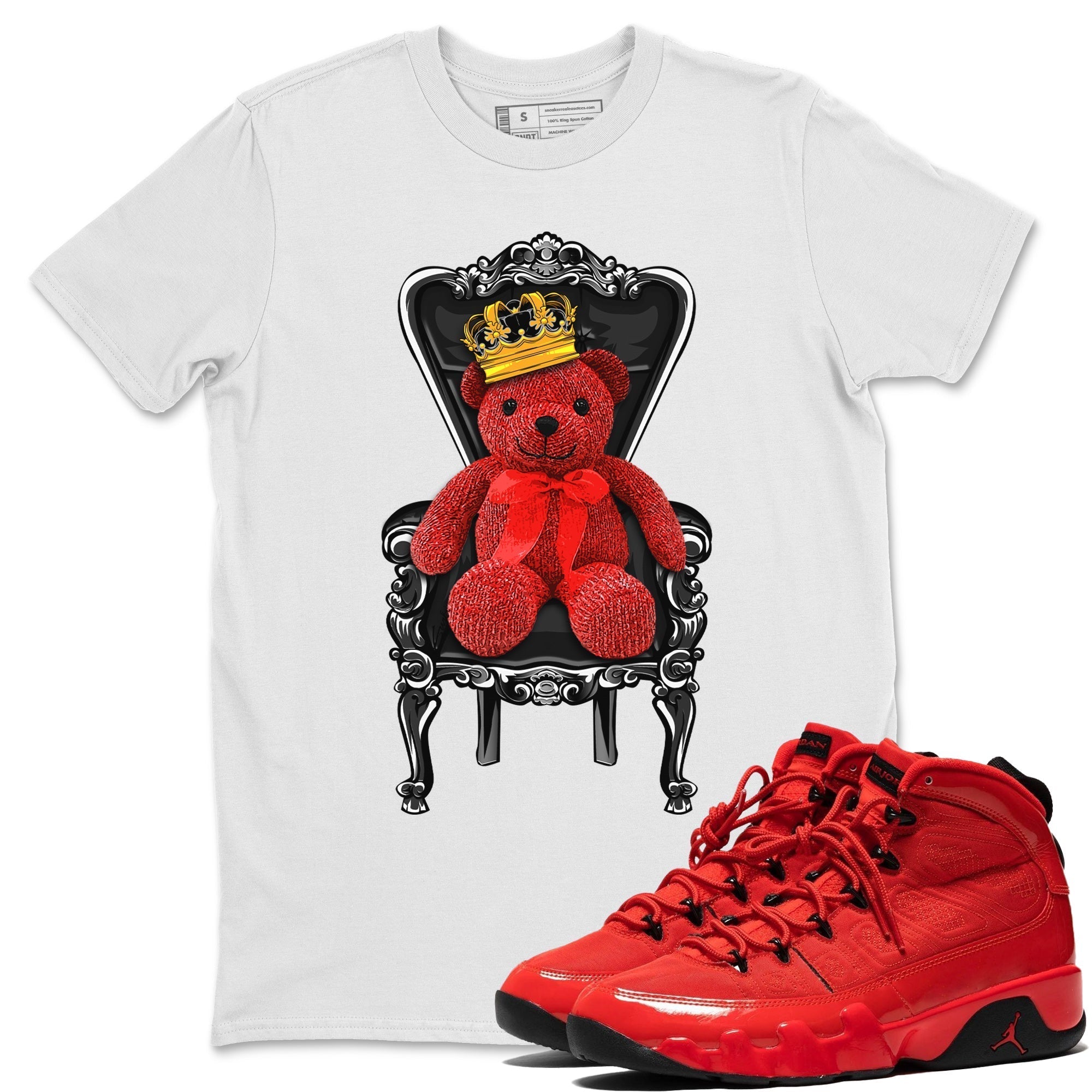 Royal Bear Unisex Tops - Air Jordan 9 Chile Red