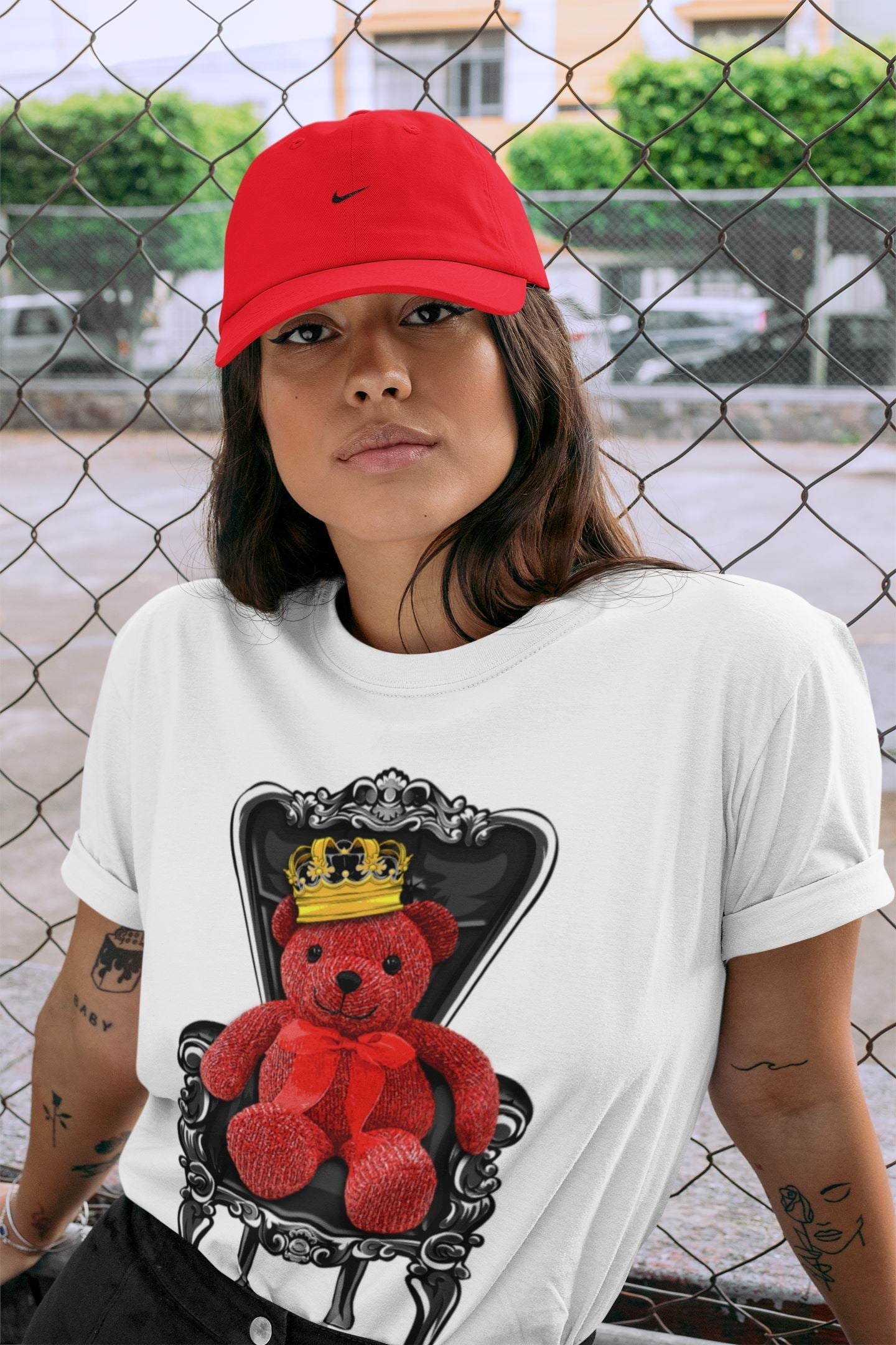 Royal Bear Unisex Tops - Air Jordan 9 Chile Red