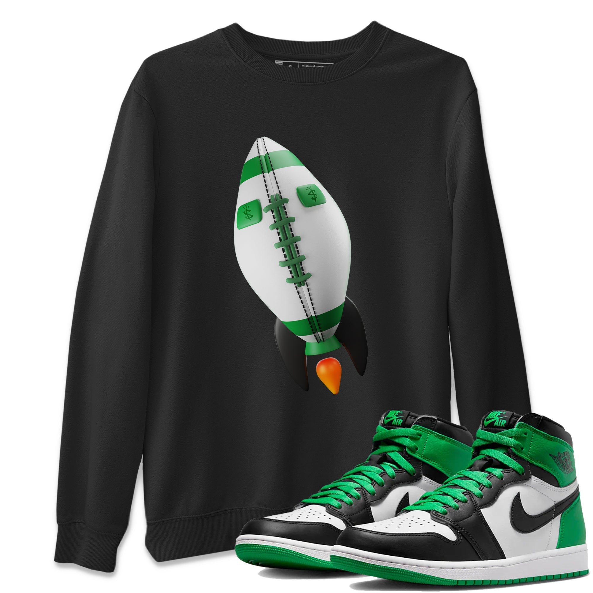 Rugby Rocket Unisex Tops - Air Jordan 1 Celtics