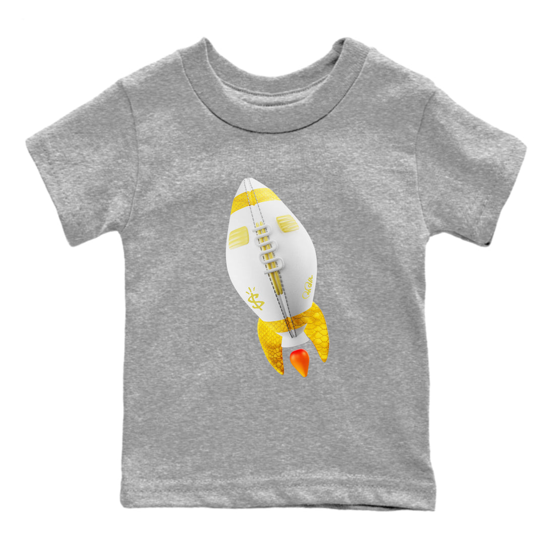 Rugby Rocket Kids Tops - Air Jordan 11 Yellow Python