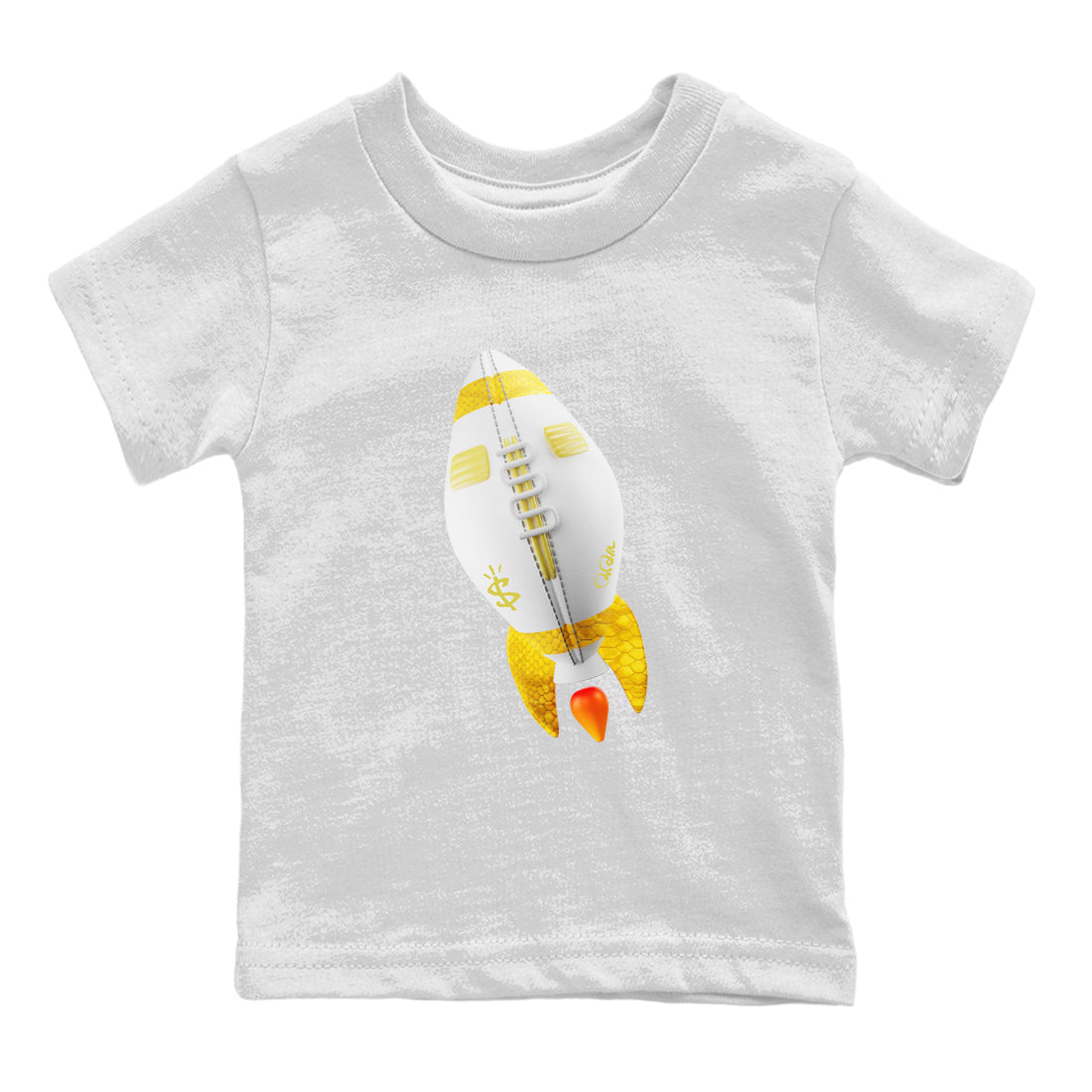 Rugby Rocket Kids Tops - Air Jordan 11 Yellow Python