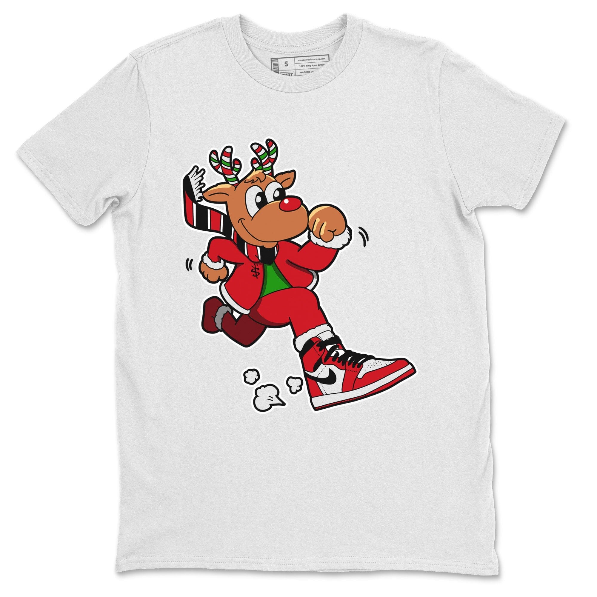 Running Reindeer Unisex Tops - Air Jordan 1 Lost & Found